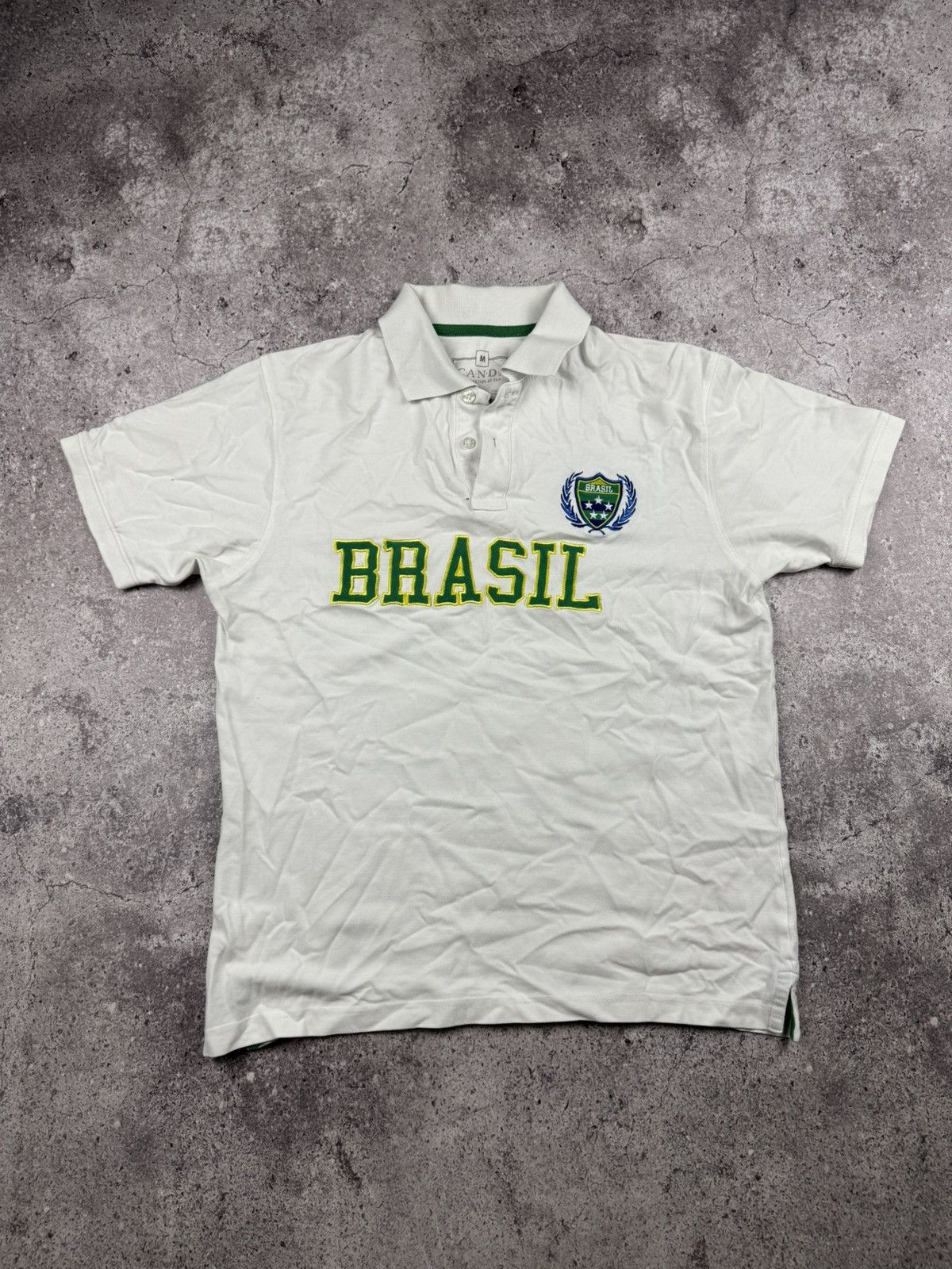 Polo Ralph Lauren Polo Ralph Lauren style Brasil distressed rugby polo Y2K Size US M / EU 48-50 / 2 - 1 Thumbnail