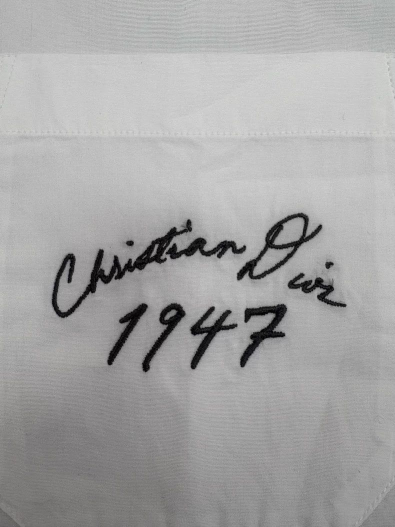 Dior 1947 Embroidered White Shirt-2506