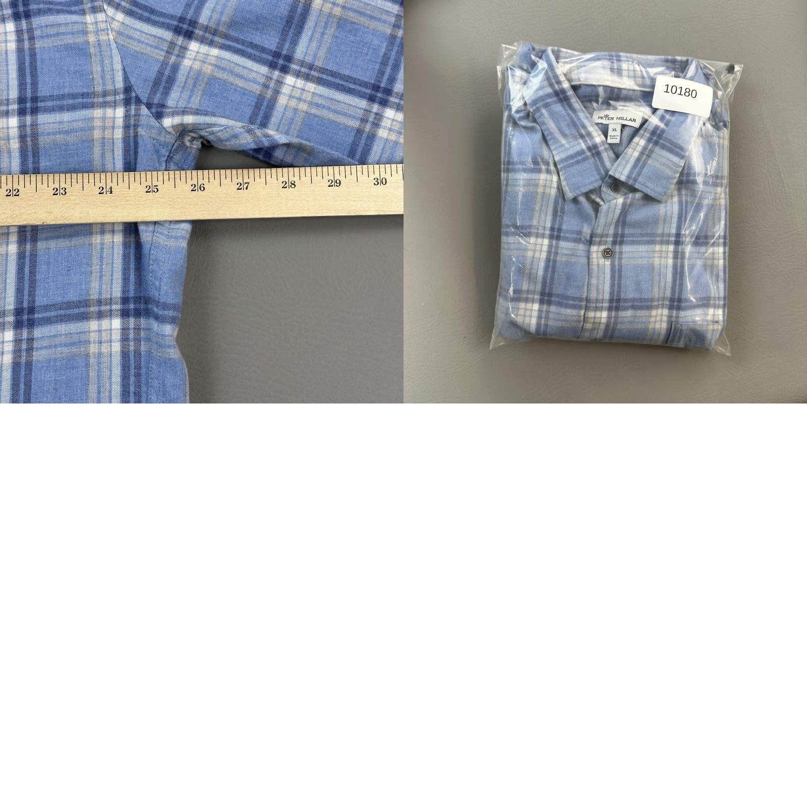 Peter Millar Peter Millar Crown Shirt Mens XL Plaid Cotton Pointe Claire Long Sleeve Preppy Size US XL / EU 56 / 4 - 9 Thumbnail