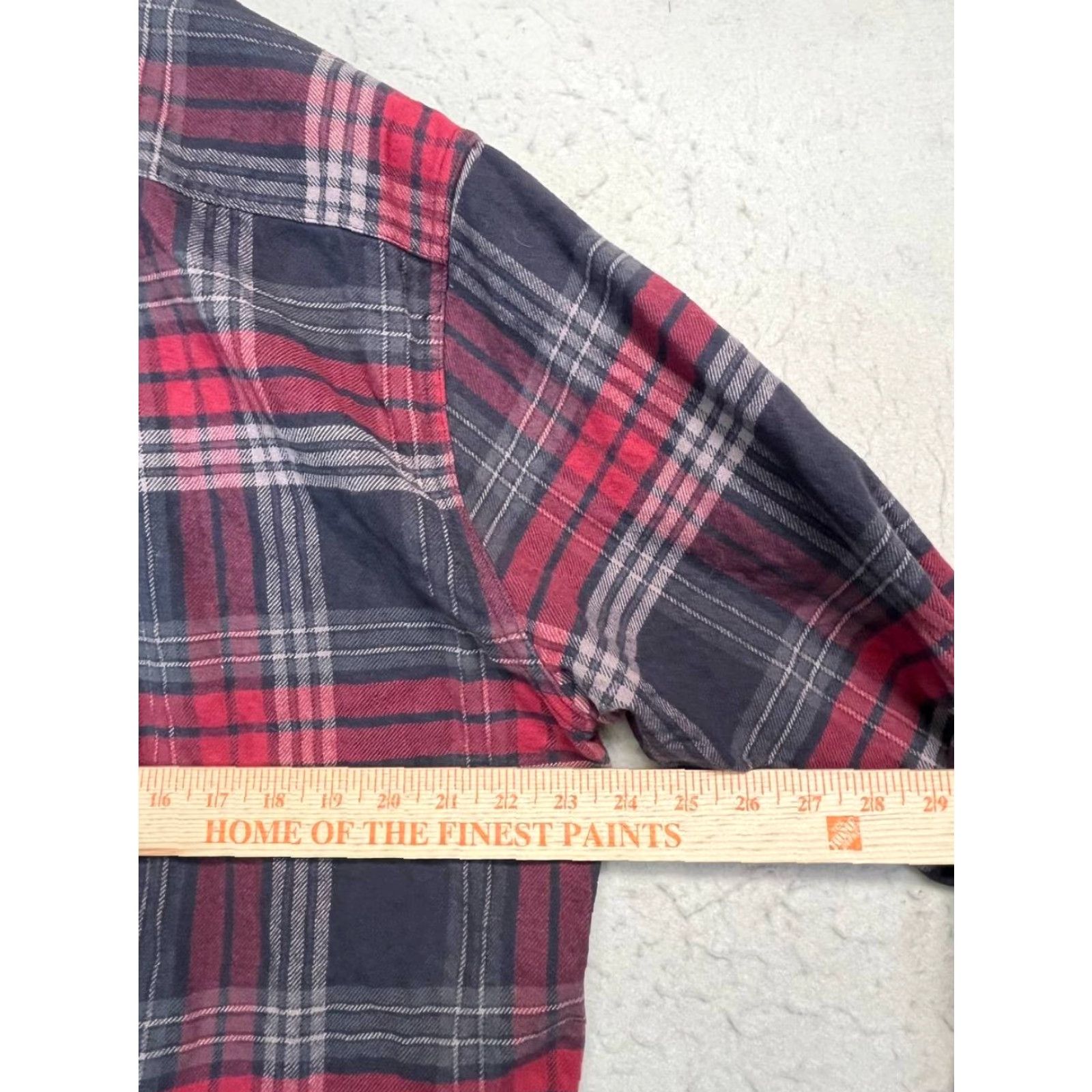 Vintage JACHS Shirt Mens XL Red Black Gray Plaid Heritage Flannel Long Sleeve Button-Up Pockets Stretch Casual Regular Men Size US XL / EU 56 / 4 - 5 Thumbnail