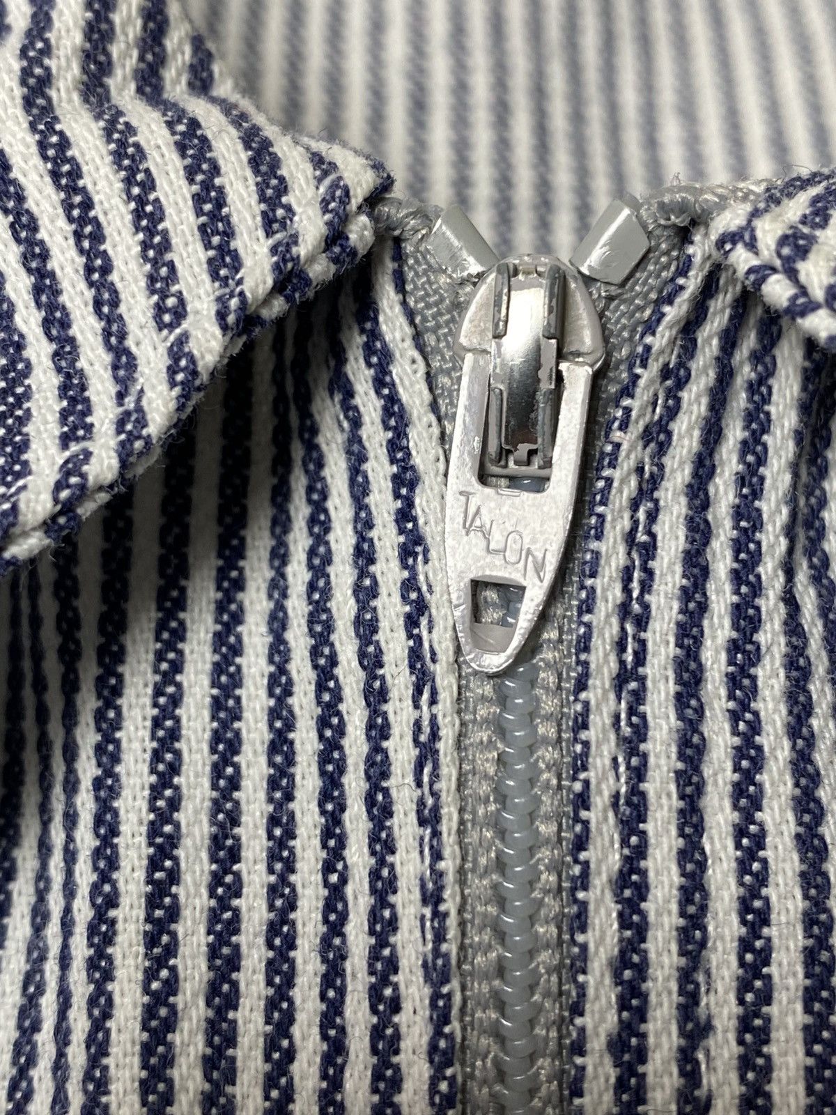 Ben Davis TRUE VINTAGE BEN DAVIS HALF ZIP HICKORY STRIPE WORK SHIRT Size US L / EU 52-54 / 3 - 2 Thumbnail
