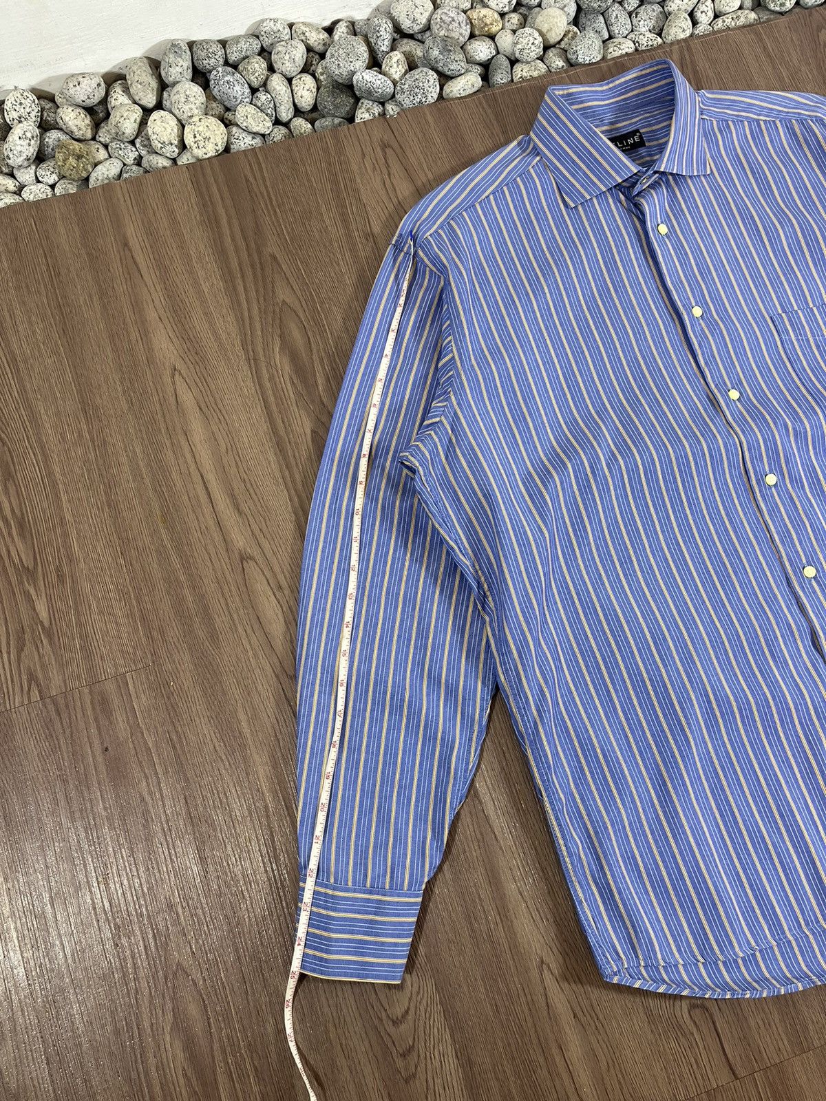 Celine CELINE Homme Vintage Striped ButtonUp Shirt – Made in France Size US XL / EU 56 / 4 - 10 Thumbnail