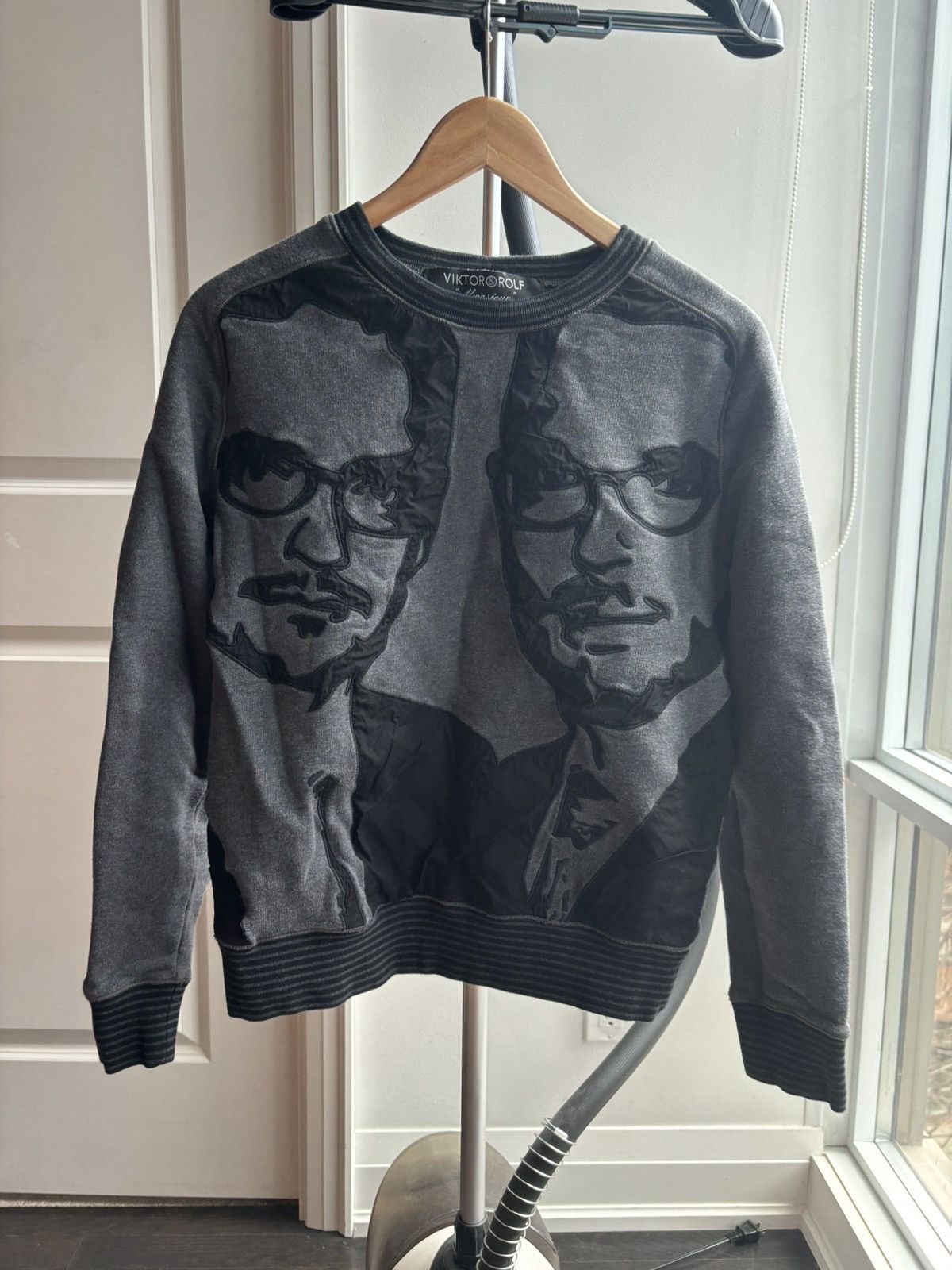 image of Viktor Rolf Sweatshirt Size Small in Grey, Men's