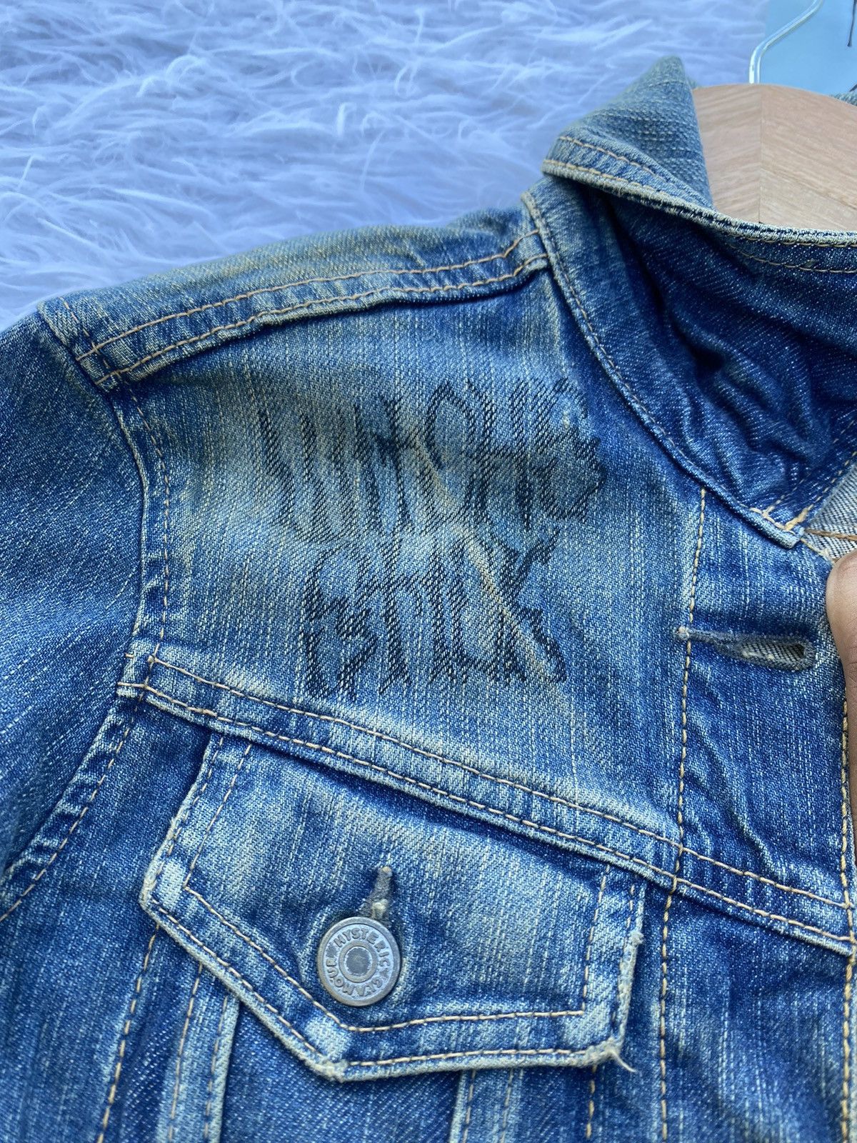 Hysteric Glamour Rare Vintage KINKY Hysteric Glamour Denim Jacket Size S / US 4 / IT 40 - 13 Thumbnail