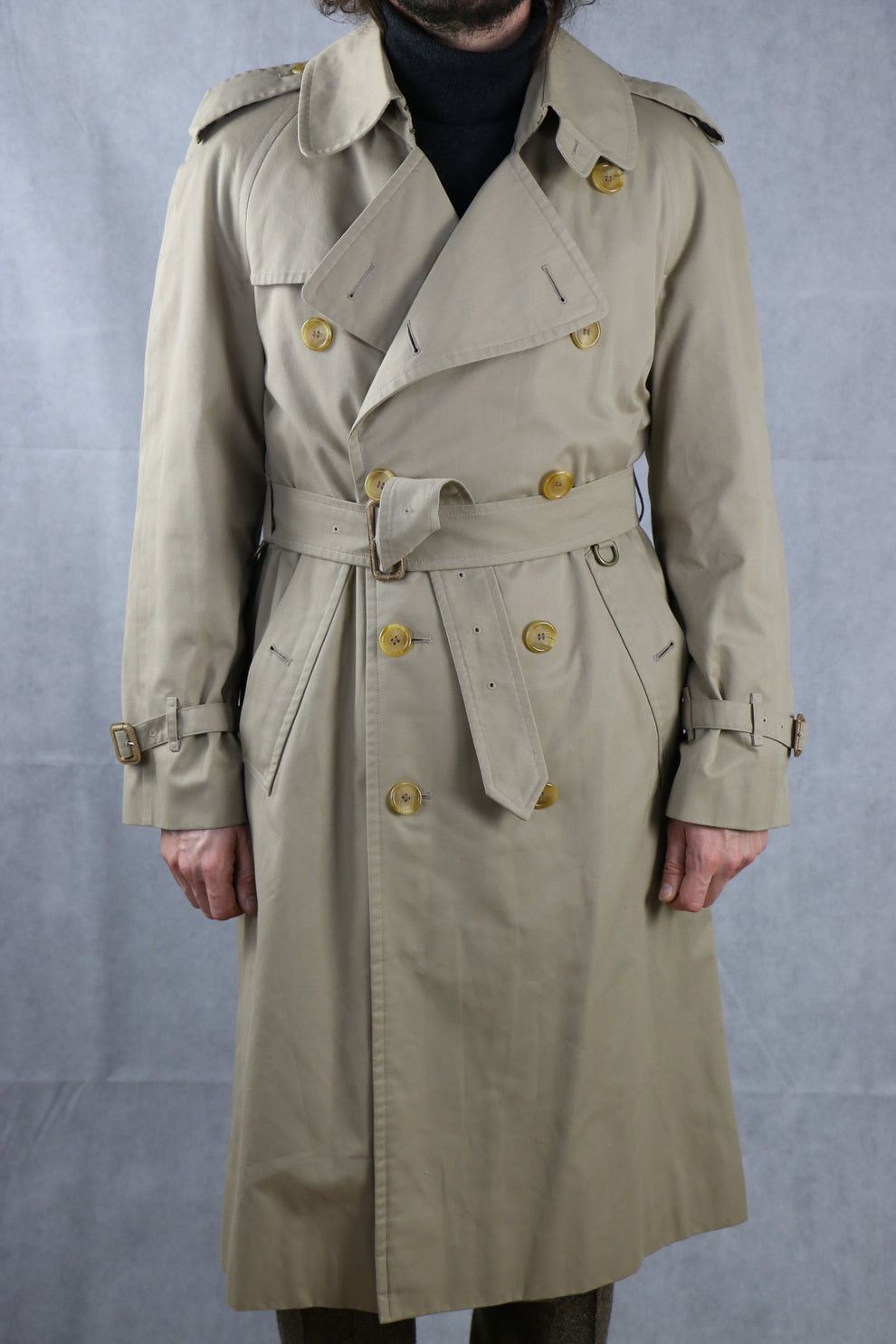 Burberry Burberry's Coat Trench Nova Check Vintage 90s Beige Size L Size US L / EU 52-54 / 3 - 2 Thumbnail