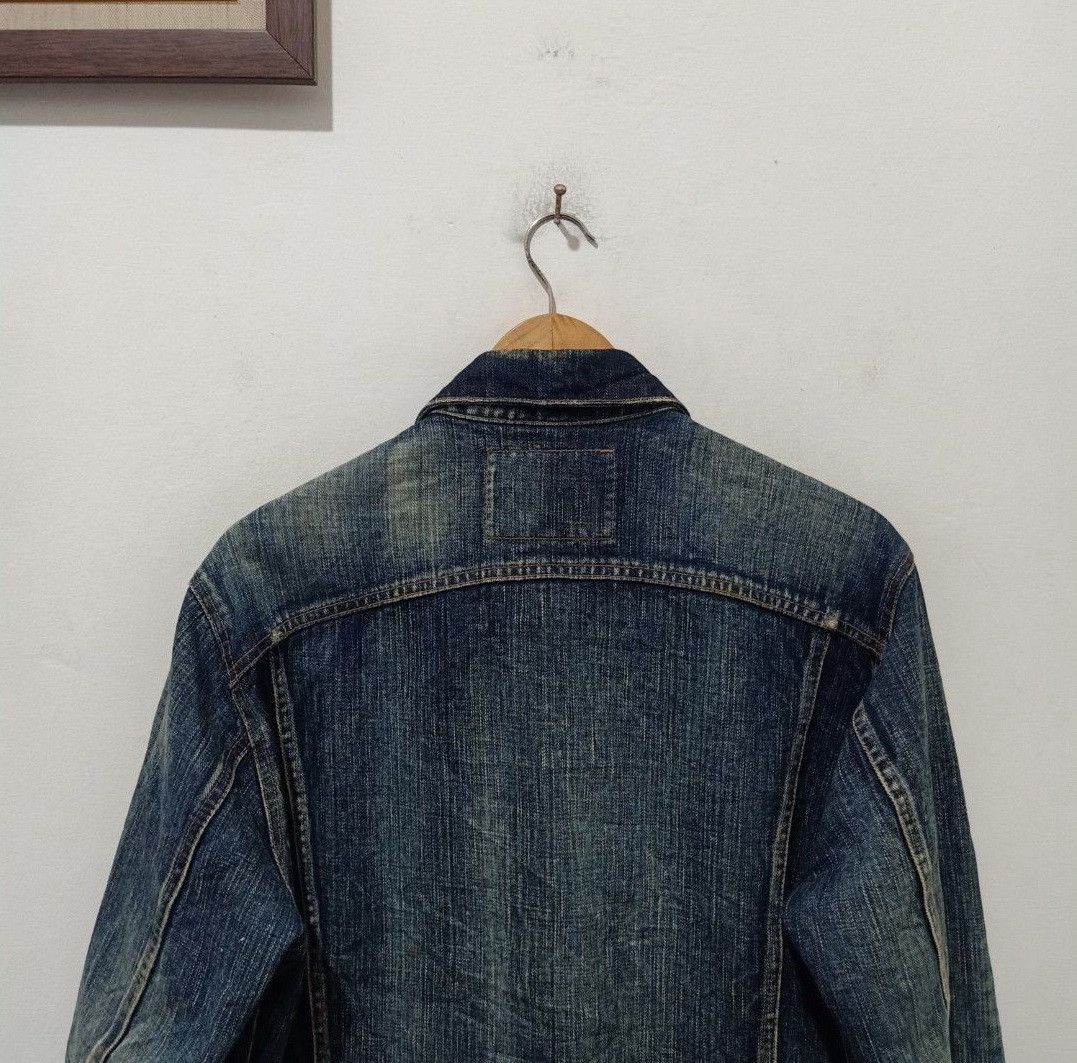 Japanese Brand HNBM has no boundaries of manifest Trucker Denim Jacket Size US XL / EU 56 / 4 - 4 Thumbnail