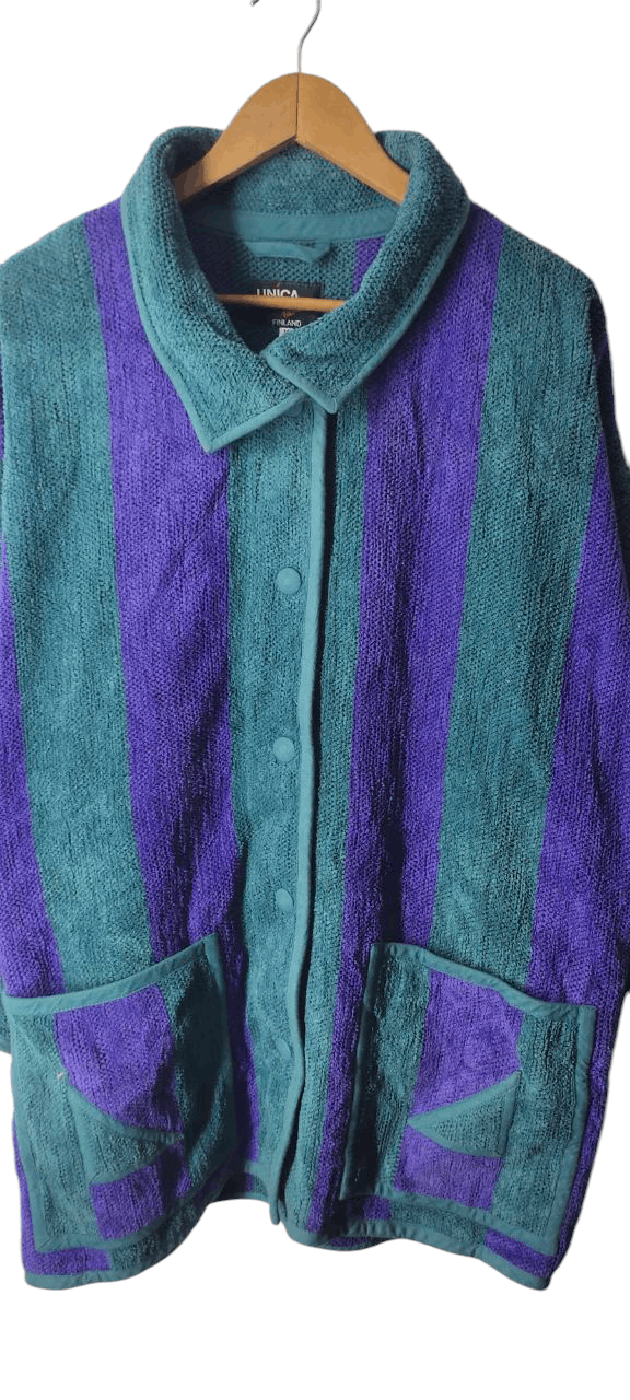 The Unbranded Brand VINTAGE UNICA FASHION MADE IN FINLAND HEAVY JACKET Size XL / US 12-14 / IT 48-50 - 3 Thumbnail