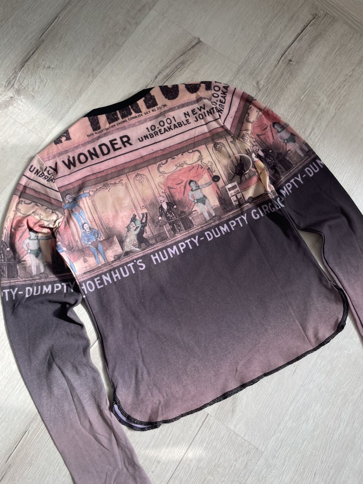 Cop Copine × Hysteric Glamour × If Six Was Nine Archive Y2k Cop Copine Paris “circus” Longsleeve Over Print Size S / US 4 / IT 40 - 12 Thumbnail