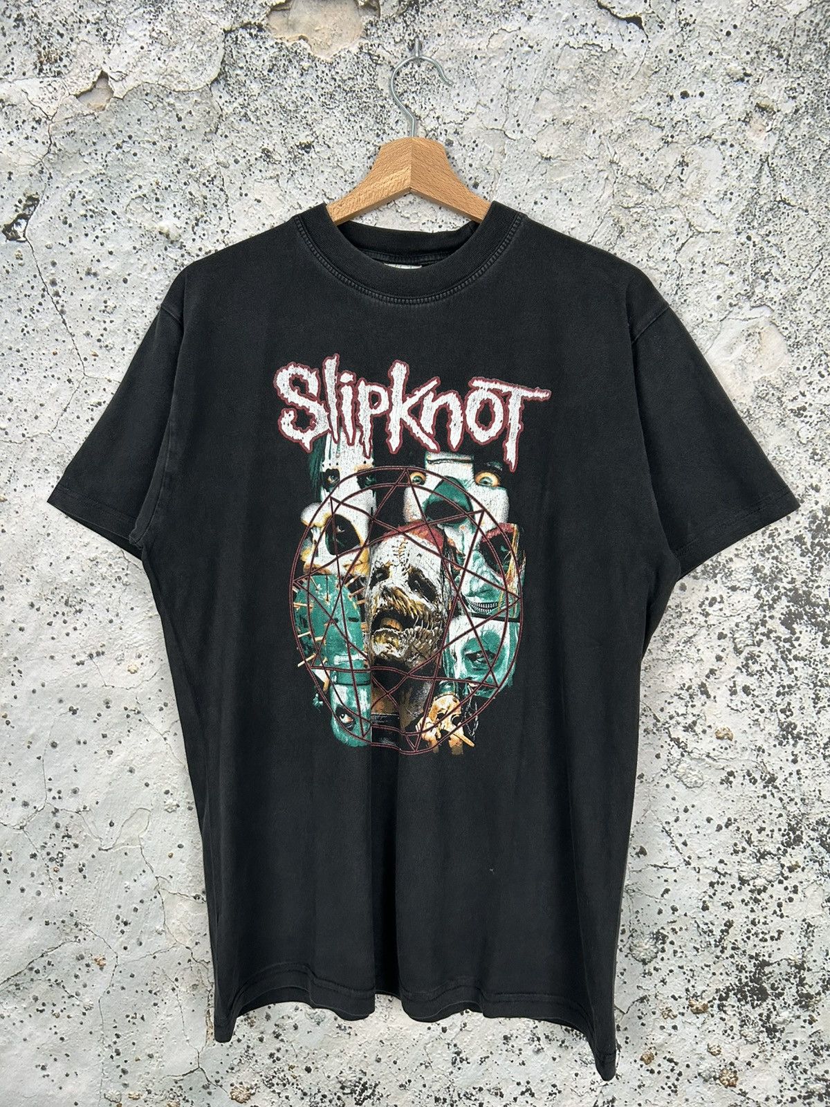 Band Tees Vintage Slipknot 90s Rock Band Tee Metal Horror Rare Aechive Size US L / EU 52-54 / 3 - 1 Thumbnail