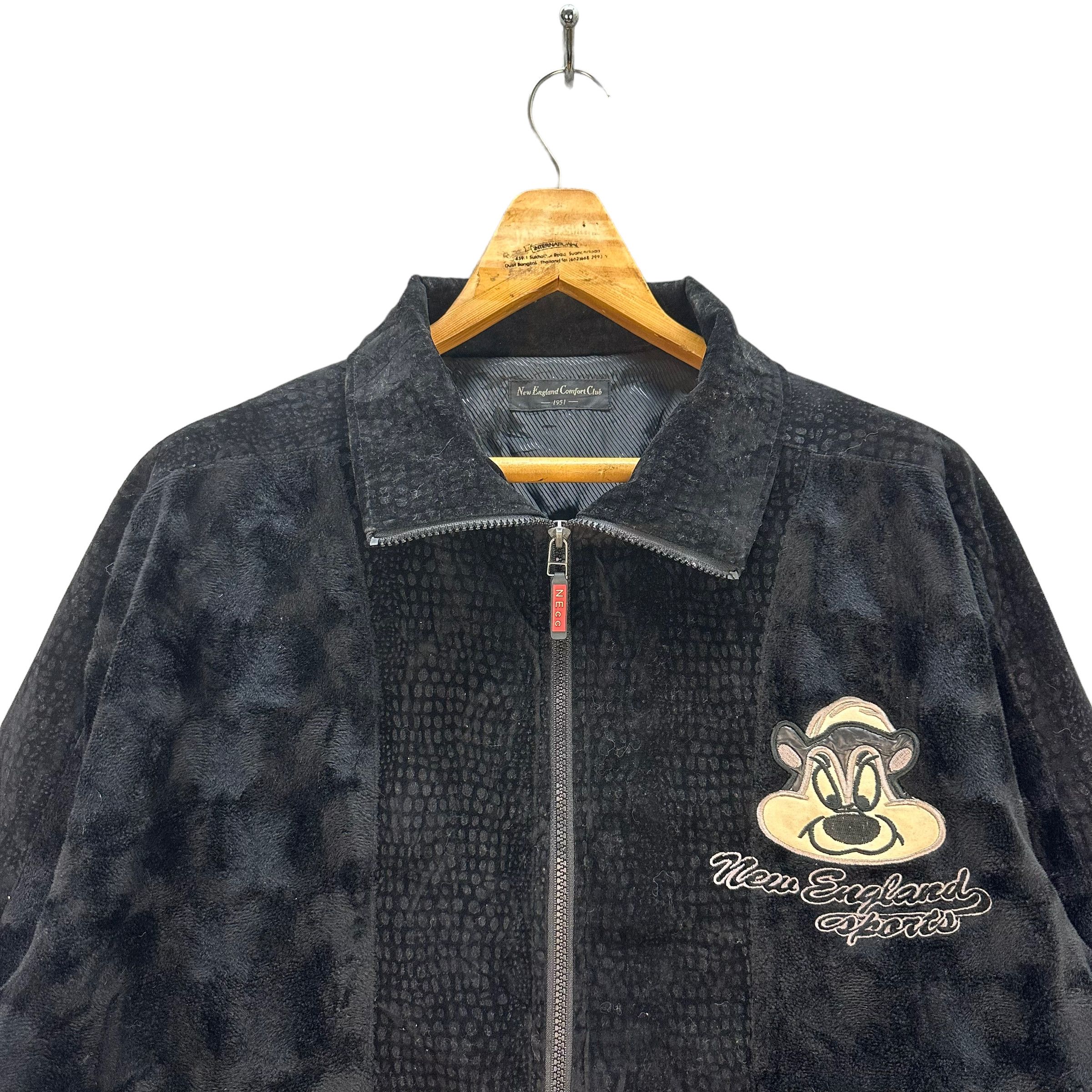 Japanese Brand New England Sports Big Logo Hybrid Jacket #8613-017 Size US XL / EU 56 / 4 - 5 Thumbnail