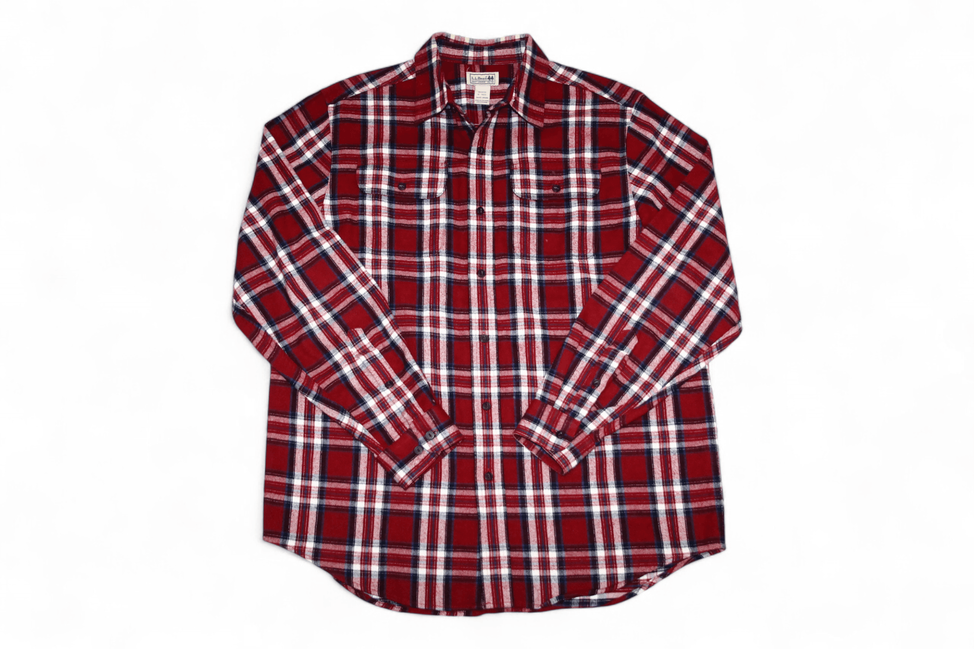 L.L. Bean 🔥VTG🔥 L.L.Bean Plaid Rugged Flannel Baggy Shirt Size US M / EU 48-50 / 2 - 1 Thumbnail