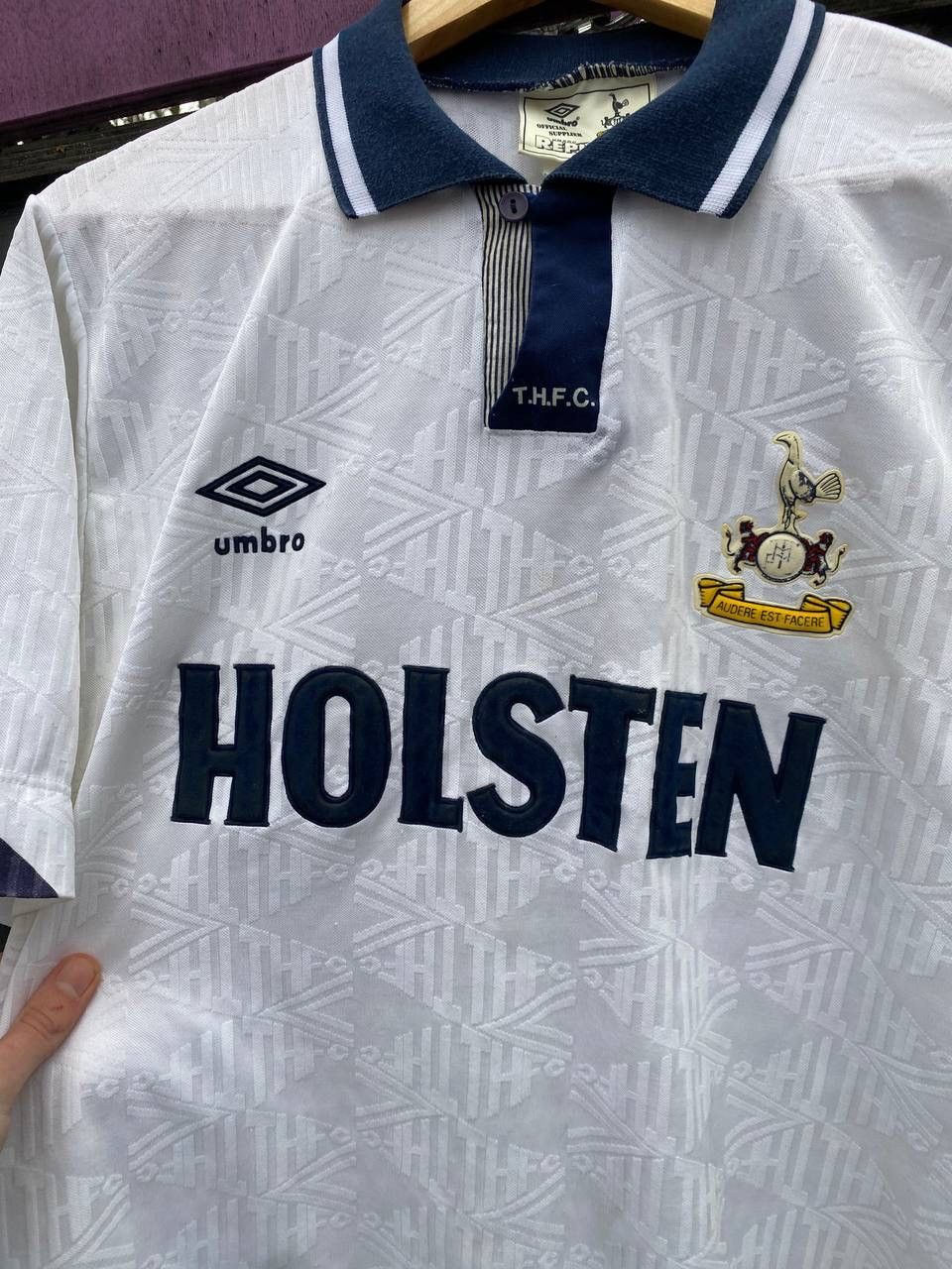 Umbro Tottenham Hotspur 1991 F.A cup final RETRO shirt Size US M / EU 48-50 / 2 - 3 Thumbnail