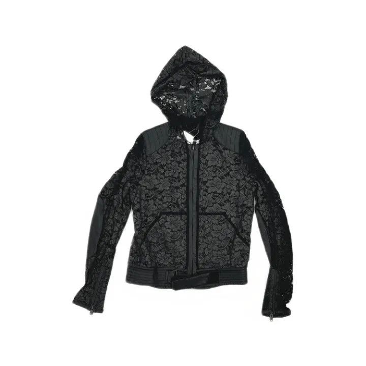 Maison Margiela Maison Margiela Black Hooded Zip Jacket 0079 Size US M / EU 48-50 / 2 - 1 Thumbnail