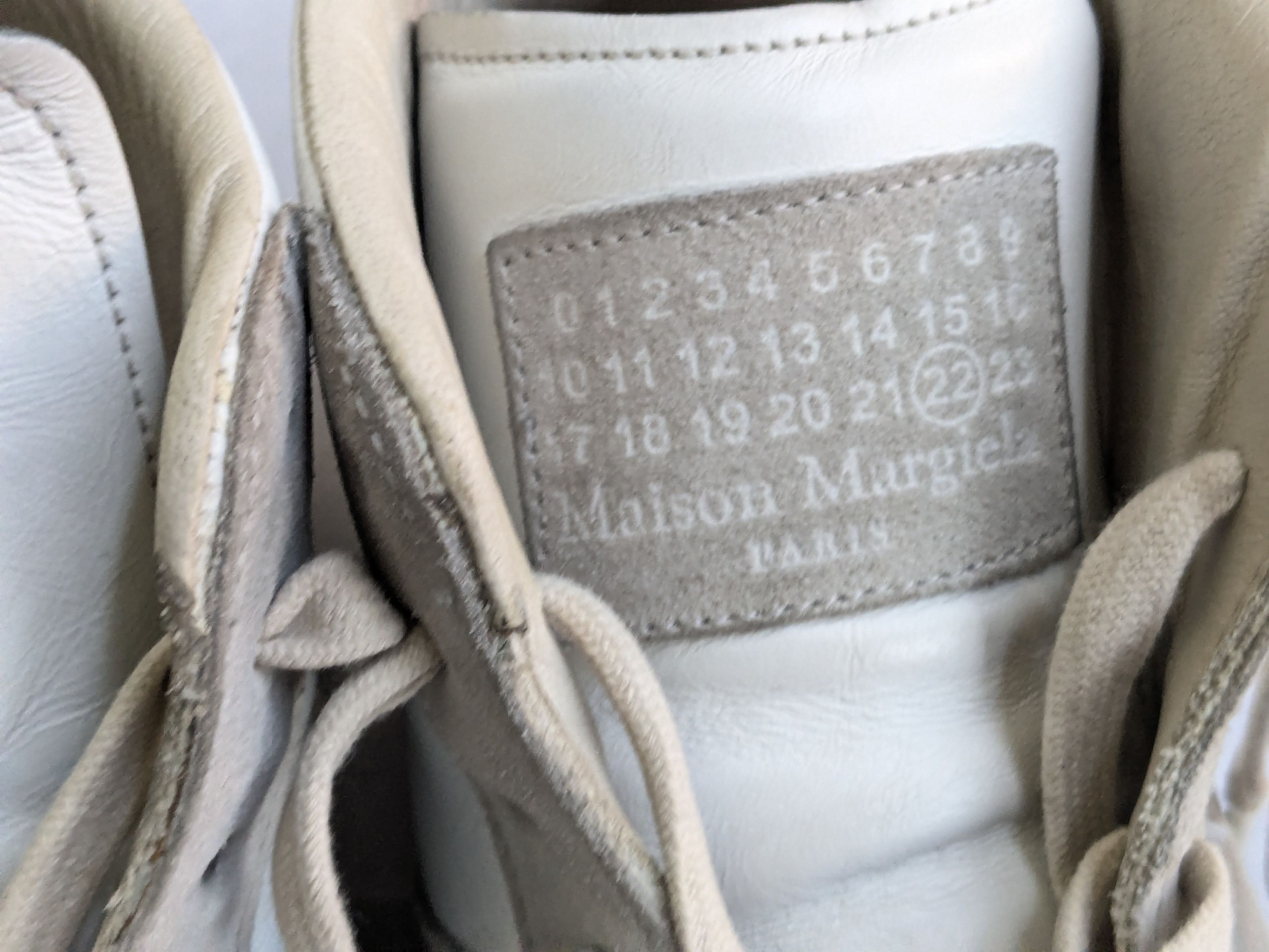 Maison Margiela Maison Margiela Replica GAT White Gray 11 44 Low Tops Size US 11 / EU 44 - 5 Thumbnail