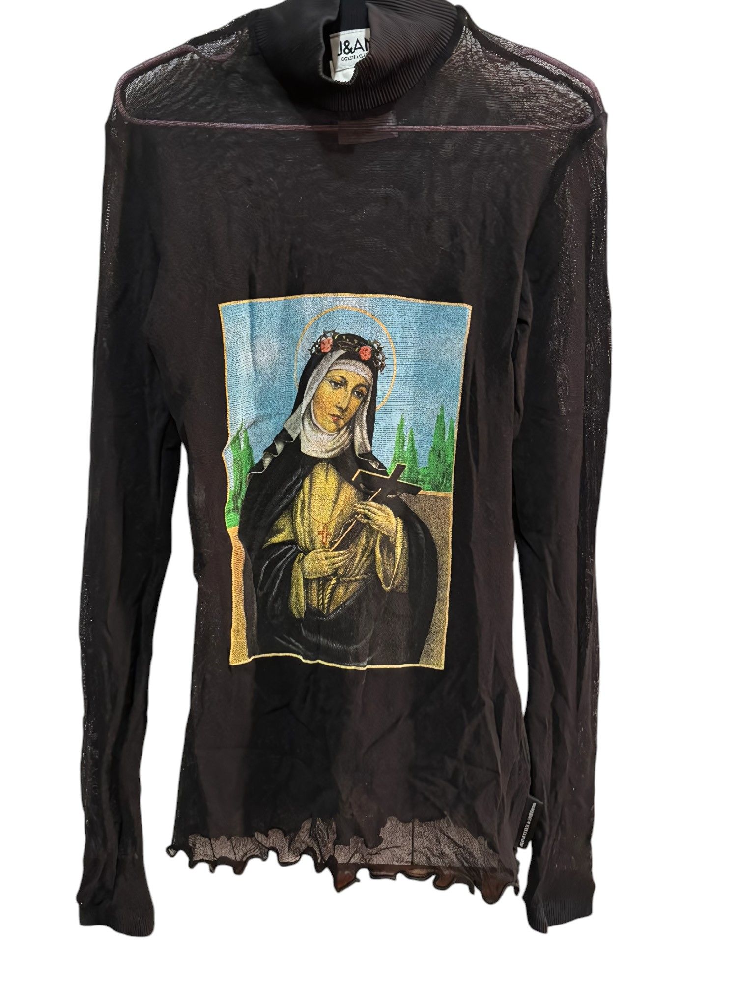 Dolce & Gabbana ARCHIVE MADONNA MESH LONG SLEEVE Size S / US 4 / IT 40 - 1 Thumbnail