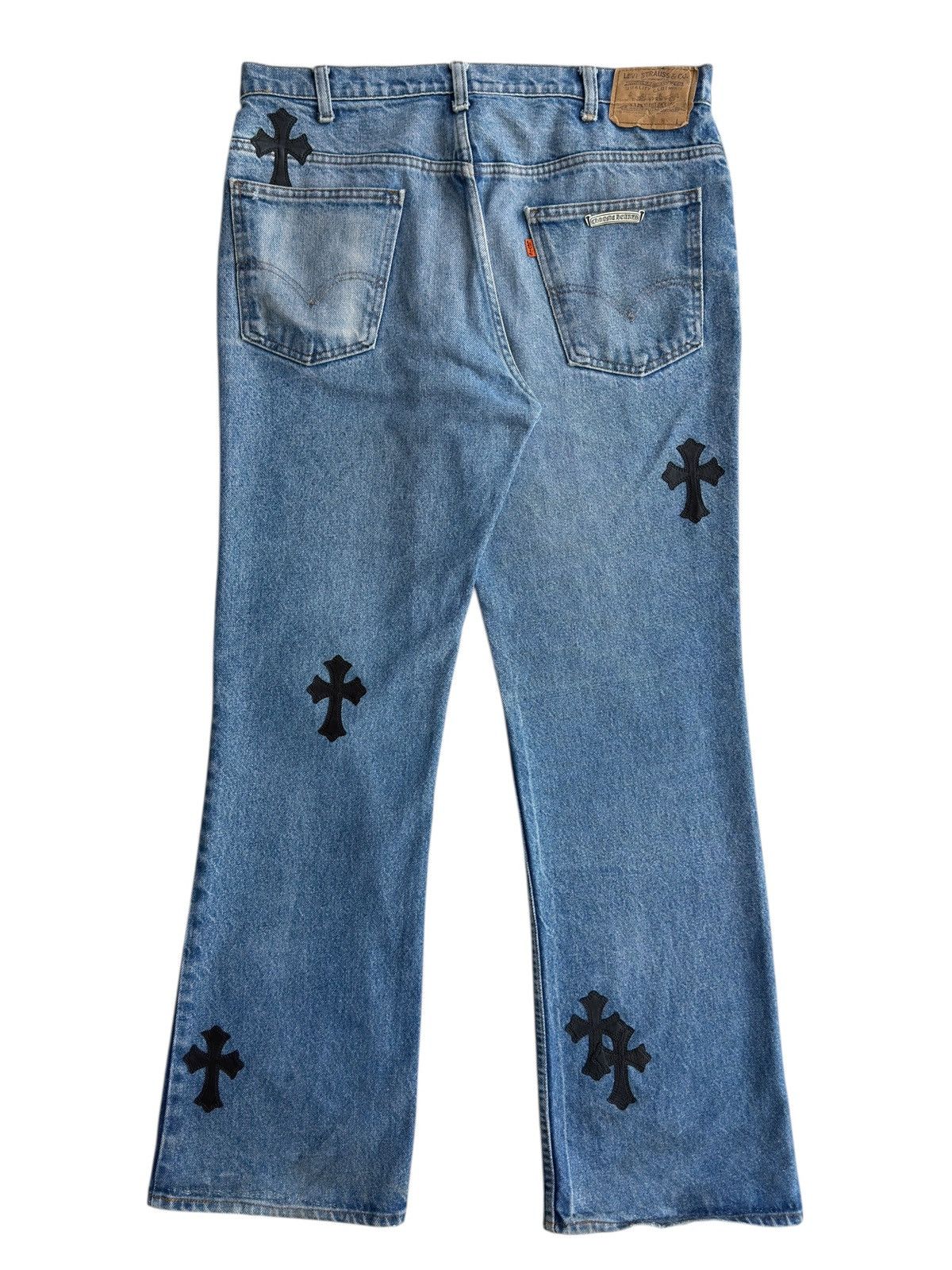 Chrome Hearts Chrome Hearts Flooded Patched 517 Levi’s Denim Jeans Size US 36 / EU 52 - 2 Thumbnail