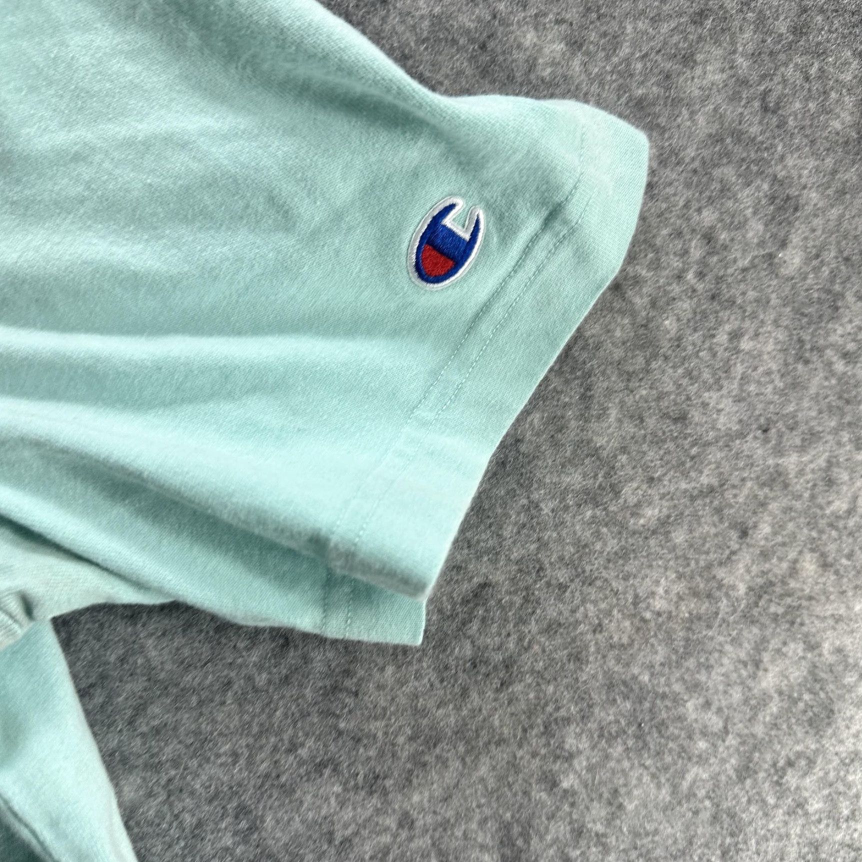 Champion Champion Shirt Mens Large Green Pocket Crewneck Short Sleeve Tee Logo Classic Sports Size US L / EU 52-54 / 3 - 5 Thumbnail