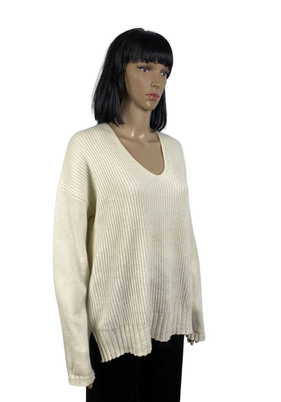 FTC FTC Cashmere Sweater Twill V-Neck Pullover Womens size M Size M / US 6-8 / IT 42-44 - 2 Thumbnail