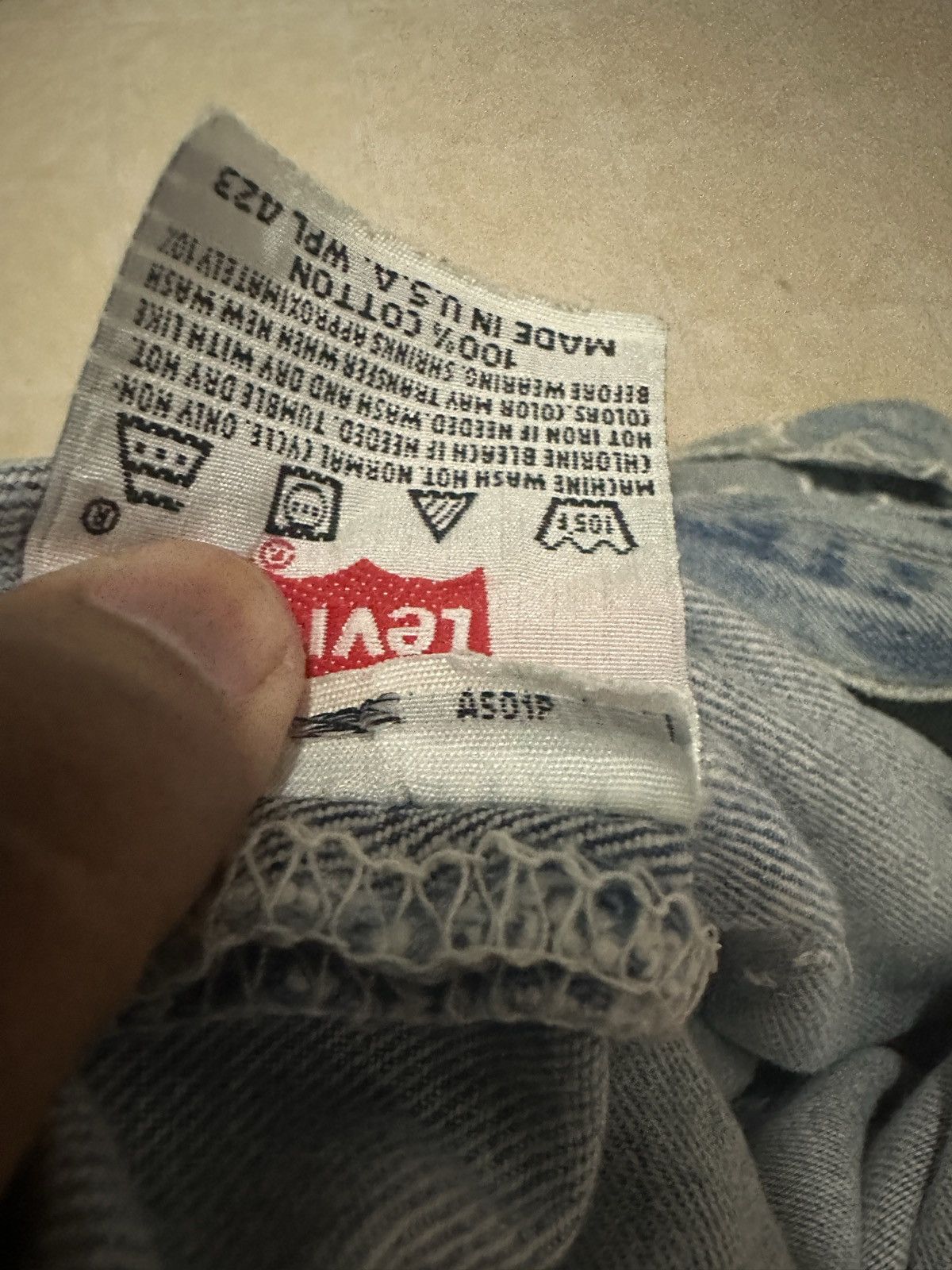 Handmade × Levi's Vintage levi’s ‘ Handmade design ‘ Size US 36 / EU 52 - 9 Thumbnail