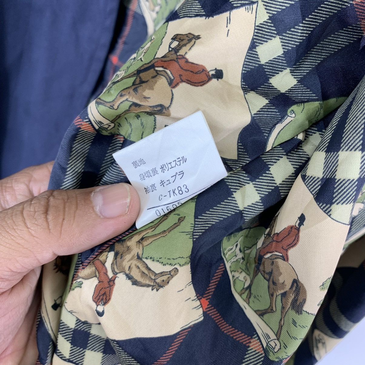 Burberry × Burberry Prorsum Vintage Burberrys Of London Photo Print Horse Overcoat Size US M / EU 48-50 / 2 - 11 Thumbnail