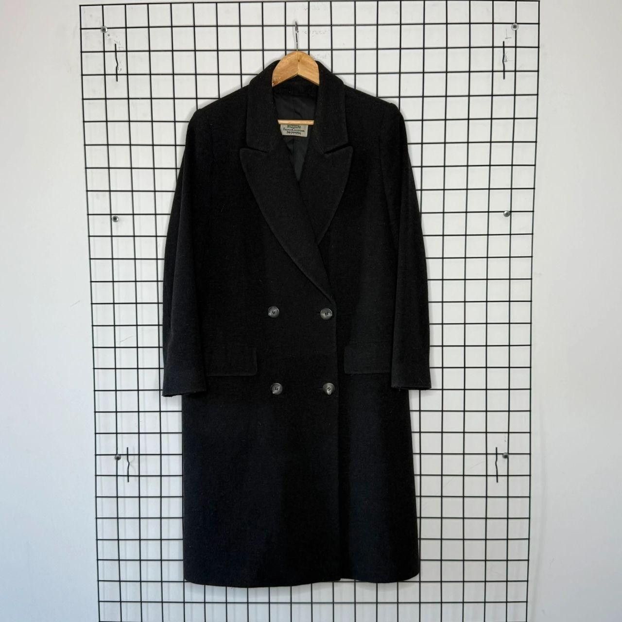 Vintage Vintage 90s Double Breasted Wool Coat Grey Size US S / EU 44-46 / 1 - 1 Thumbnail