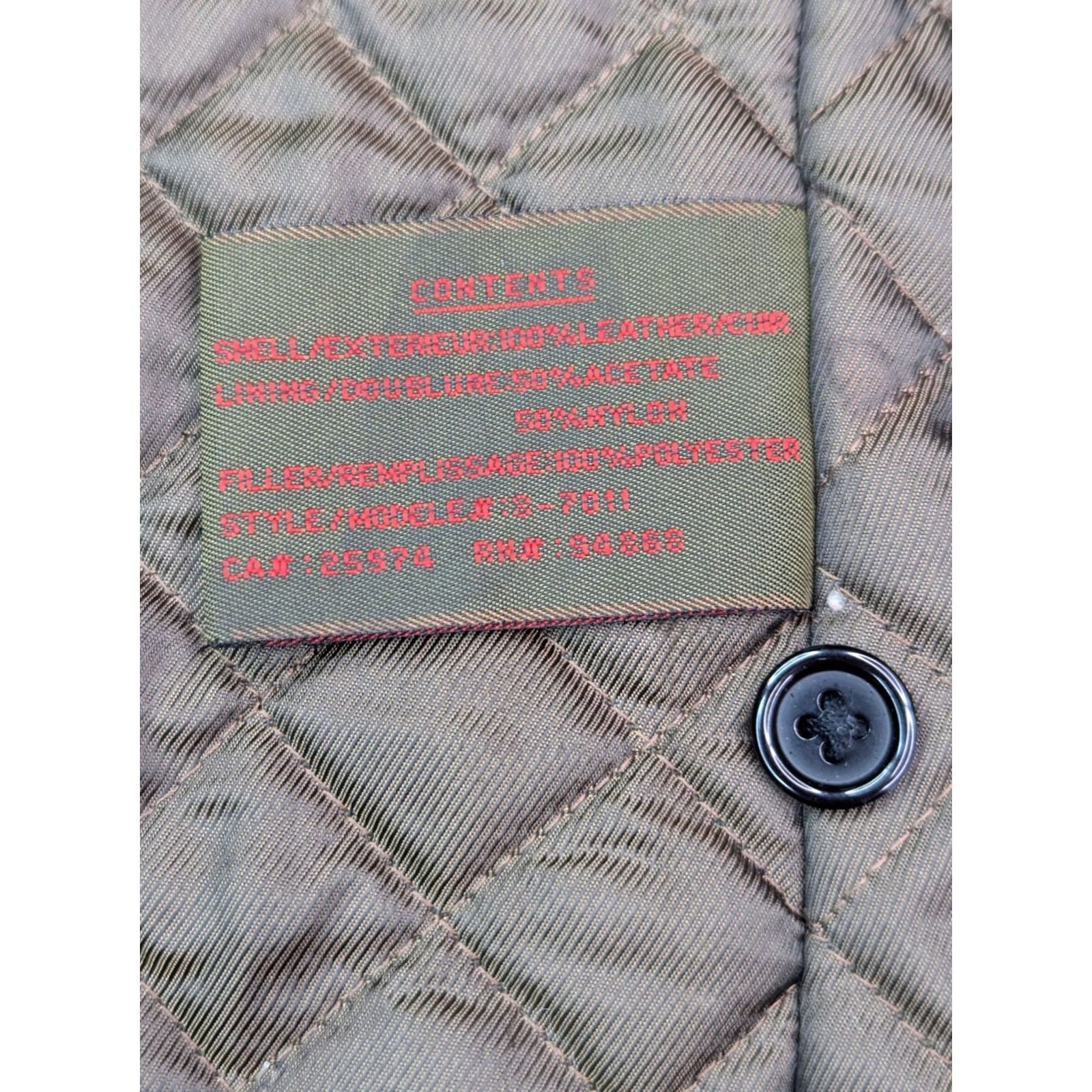 Vintage VINTAGE Bernardo Black Leather Quilted Lined Full Zip Women L Jacket" Size L / US 10 / IT 46 - 7 Thumbnail