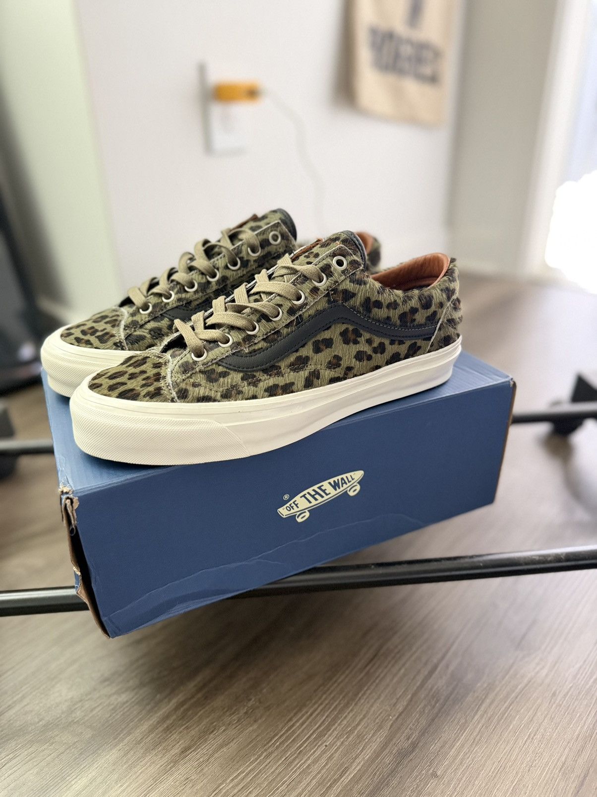 Vans Vans Old Skool Cheetah Olive Size US 9.5 / EU 42-43 - 1 Thumbnail