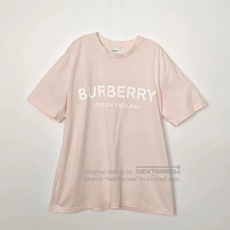 Burberry Burberry Pink Cotton T-Shirt for Women. Size S / US 4 / IT 40 - 1 Thumbnail