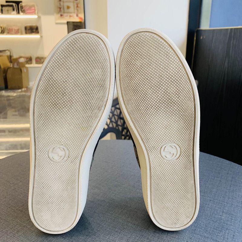 Gucci Gucci Tiger Print Casual Slip-On Shoes - Size US 5.5 / EU 38 - 4 Thumbnail