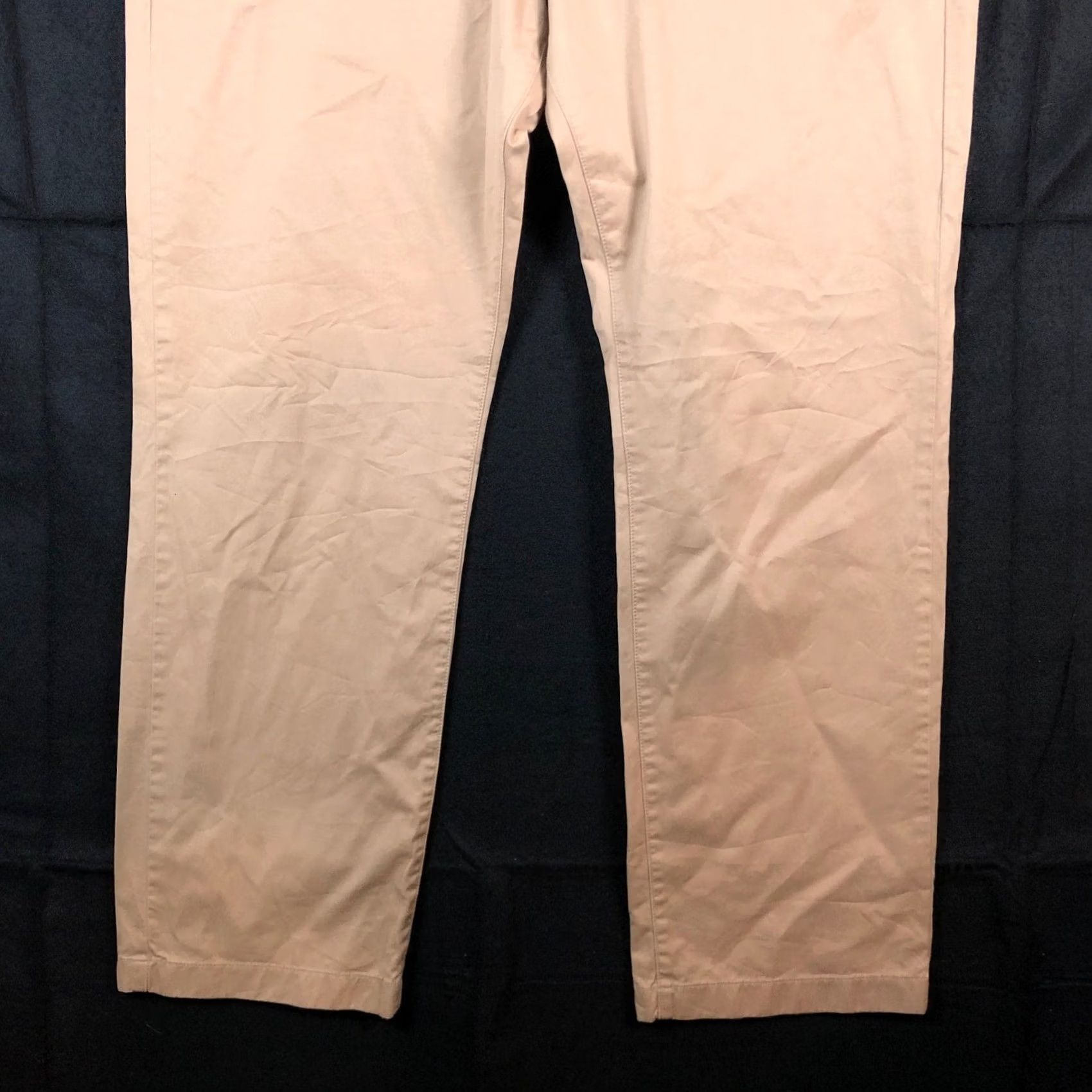 UNTUCKit UNTUCKit Mens Pants Tan Relaxed Fit Pima Cotton Blend Stretch 36x30 Chino Regular Inseam 29 Straight Front Pocket Slashes Casual Workwear Mens Size US 36 / EU 52 - 3 Thumbnail