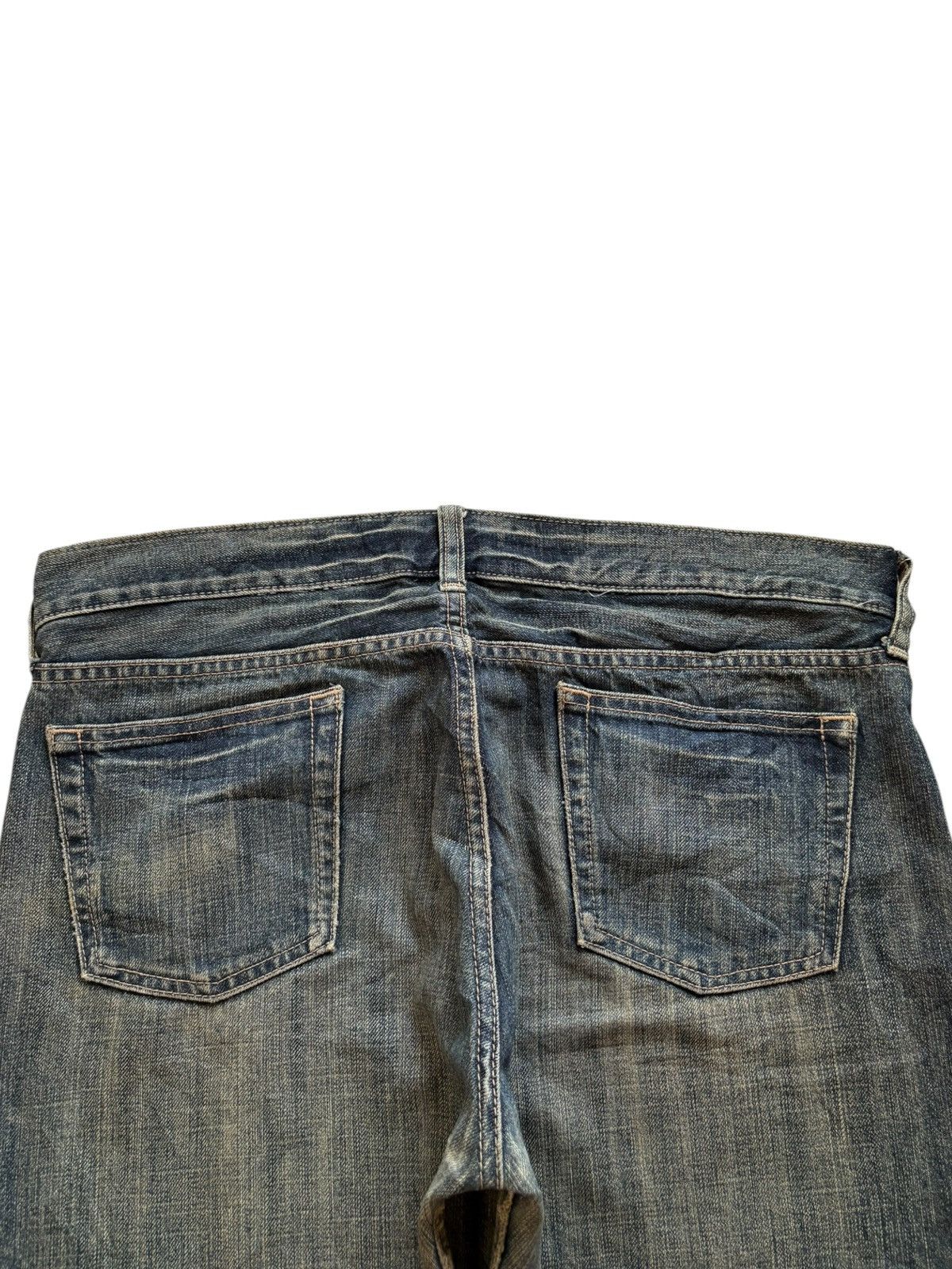 Japanese Brand × Seditionaries Vintage Japanese Brand Rusty Mud Wash Skull Rip Loose Jeans Size US 36 / EU 52 - 8 Thumbnail