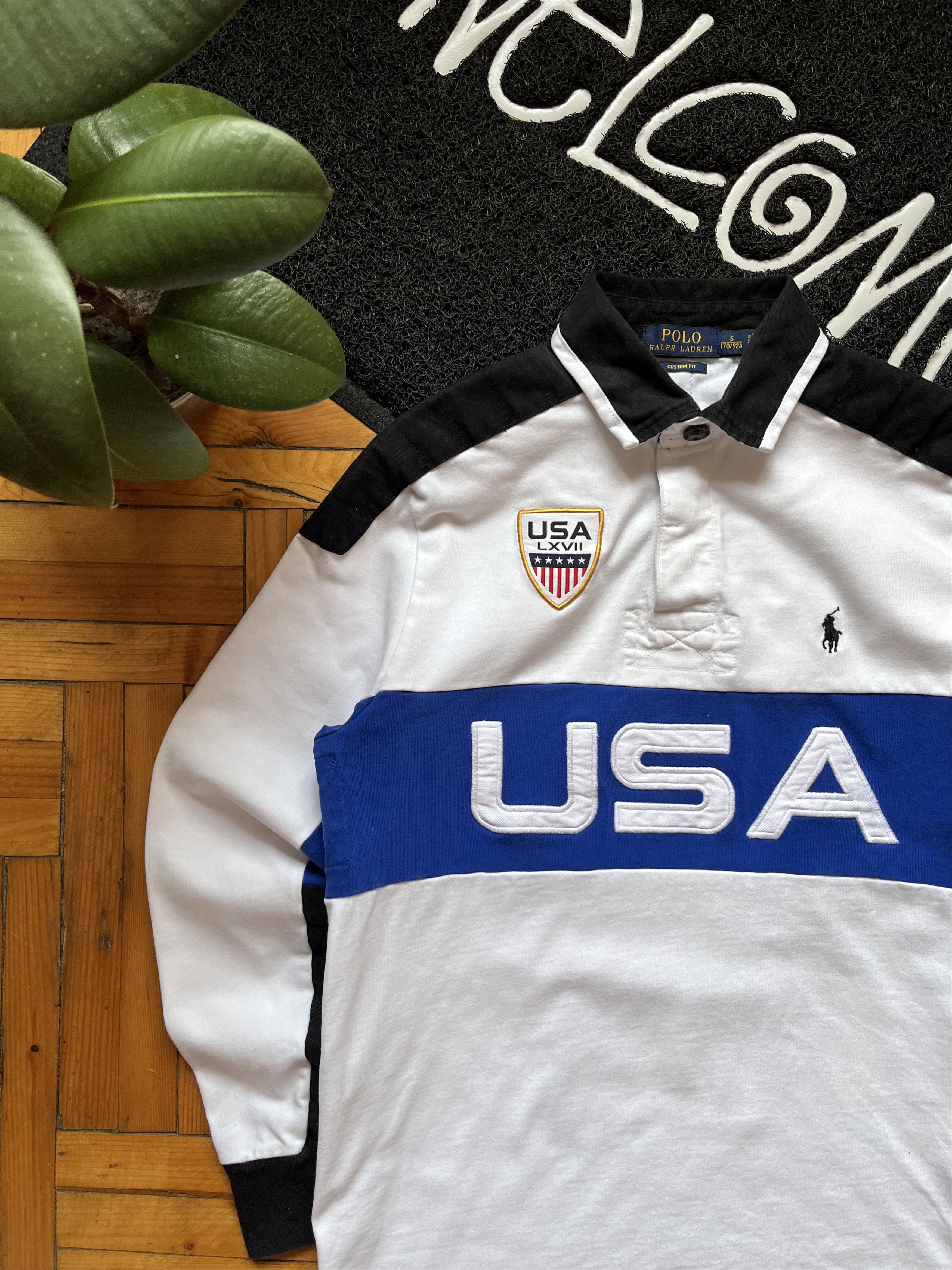 Polo Ralph Lauren Vintage Polo Ralph Lauren USA #3 Rugby Longsleeve T-Shirt Size US S / EU 44-46 / 1 - 2 Thumbnail