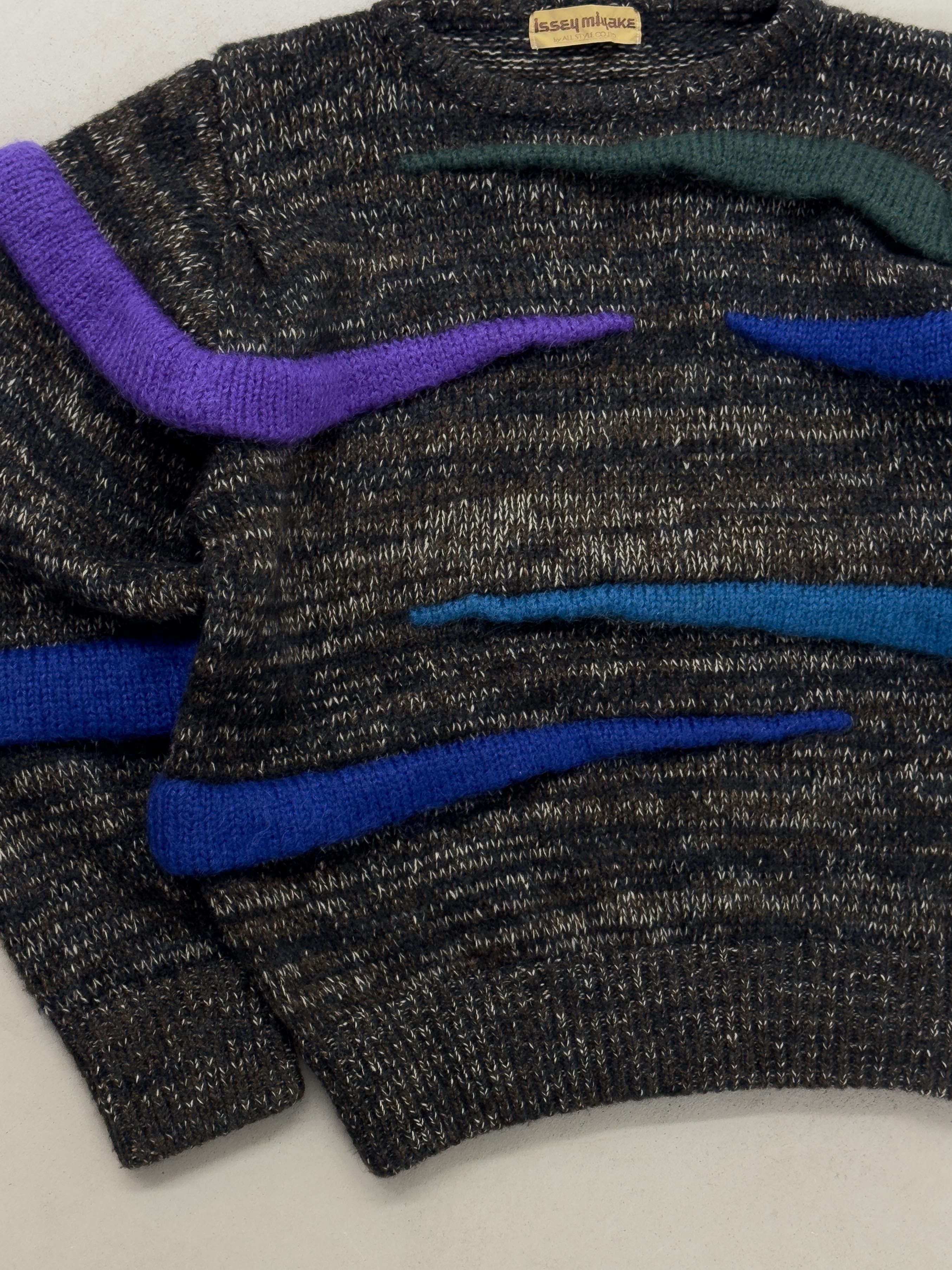 Issey Miyake Issey Miyake 1970s Archive Knit Sweater Size L / US 10 / IT 46 - 3 Thumbnail