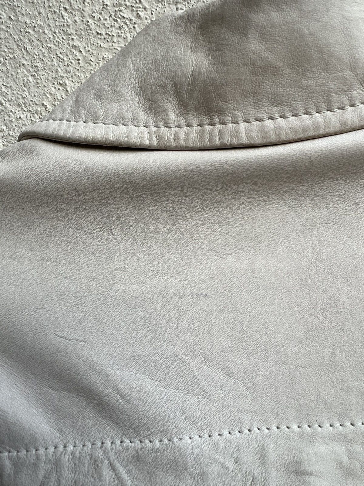 ABAHOUSE Abahouse Japan Patina White Sheep Napa Leather Jacket Size US S / EU 44-46 / 1 - 17 Thumbnail
