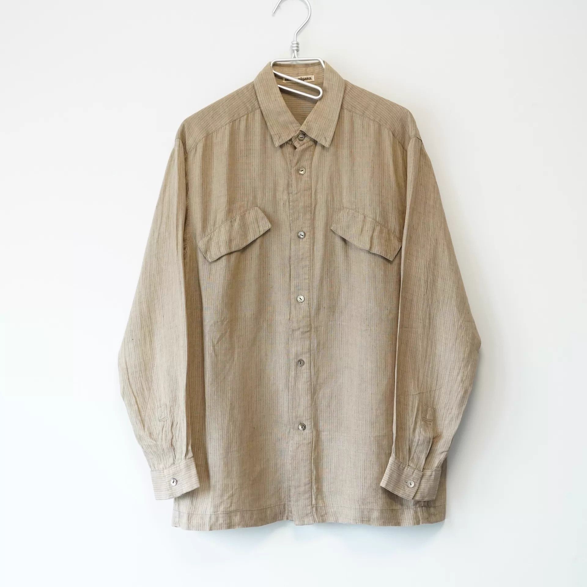 Issey Miyake Issey Miyake Linen Double Pocket Shirt M Size US M / EU 48-50 / 2 - 1 Thumbnail