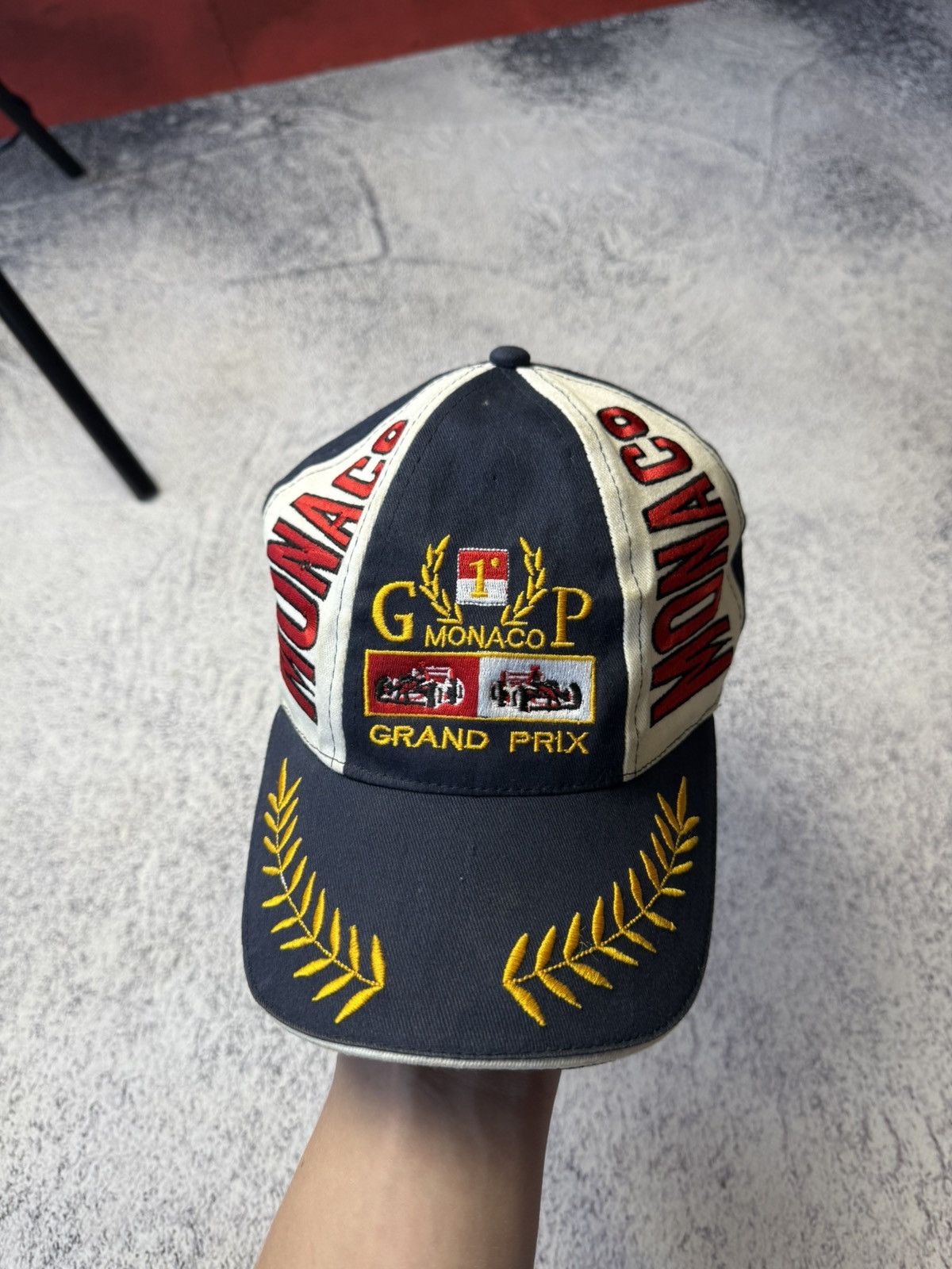 Formula 1 Vintage Monaco Grand Prix Racing Cap Hat F1 Size ONE SIZE - 12 Thumbnail