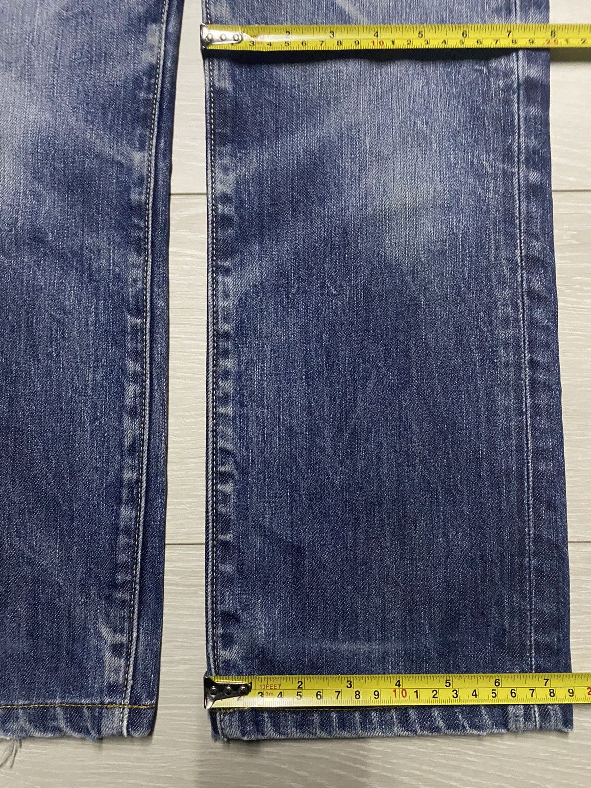 Japanese Brand Vintage Japanese Brand Uniqlo S-002 Blue Faded Wash Jeans Size US 28 / EU 44 - 12 Thumbnail