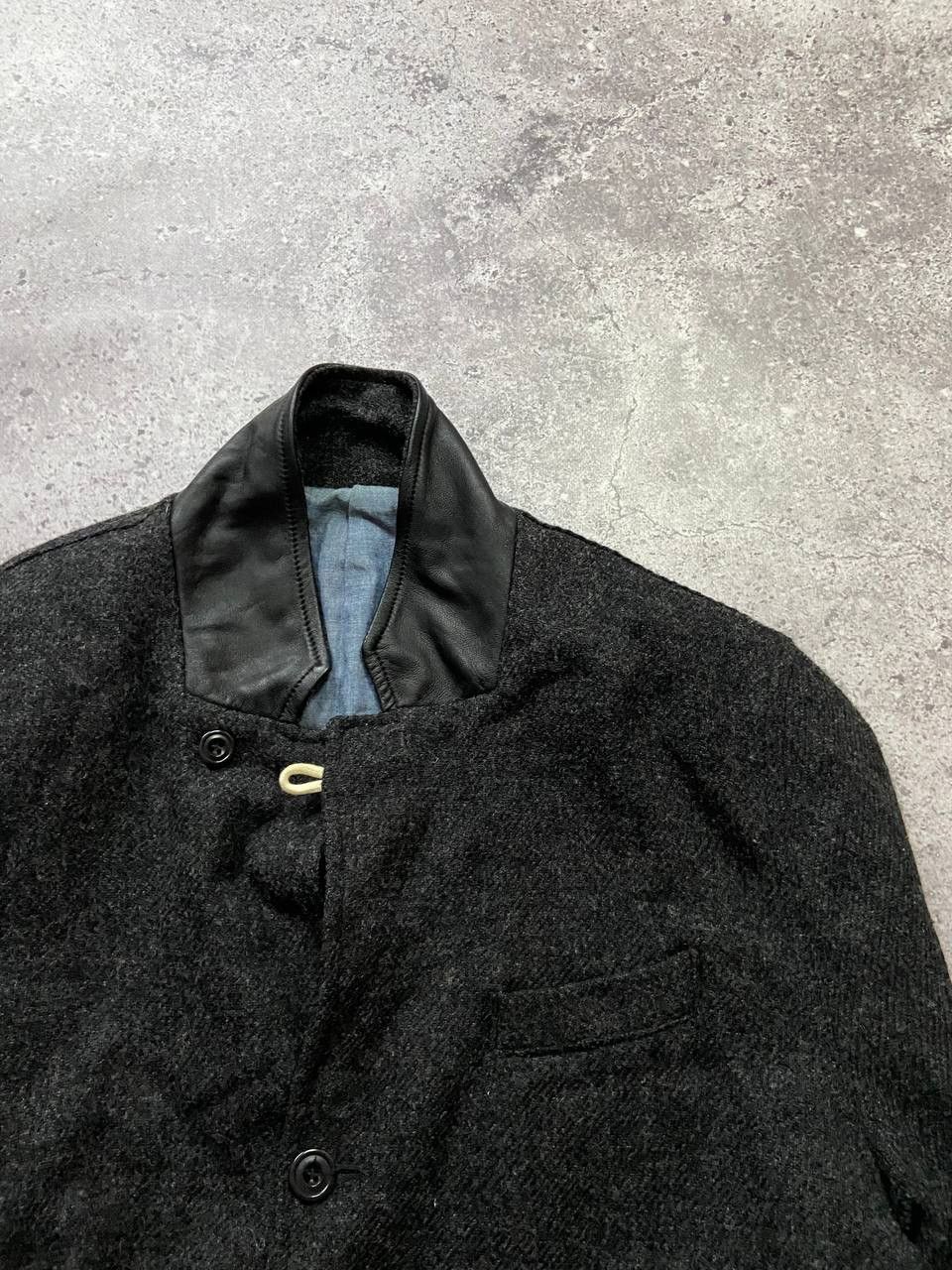 Albam Albam jacket blazer wool and leather mens size 3-M rare Size US L / EU 52-54 / 3 - 13 Thumbnail