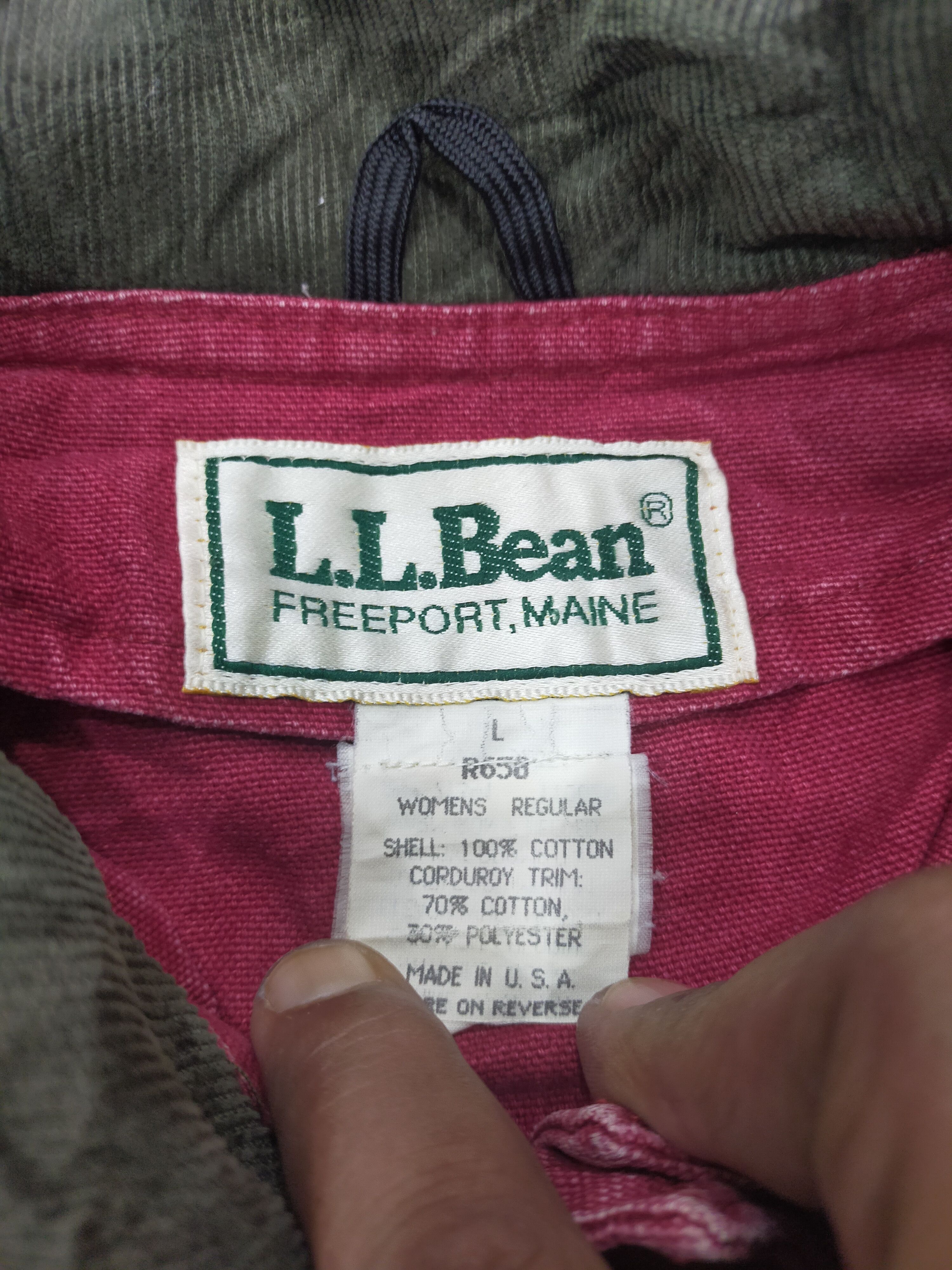 L.L. Bean × Vintage Vintage L.L.Bean Jacket Size L / US 10 / IT 46 - 3 Thumbnail