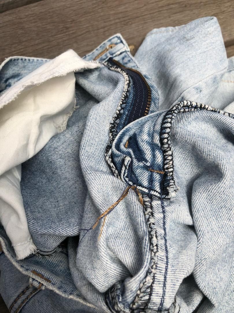 Edwin Edwin Denim Jorts Light Wash Y2K Wide Shorts Japan Size 27" / US 4 / IT 40 - 8 Thumbnail