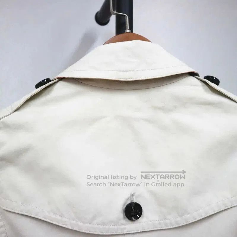Burberry Burberry Women's Cotton Trench Coat in Ivory. Size S / US 4 / IT 40 - 4 Thumbnail