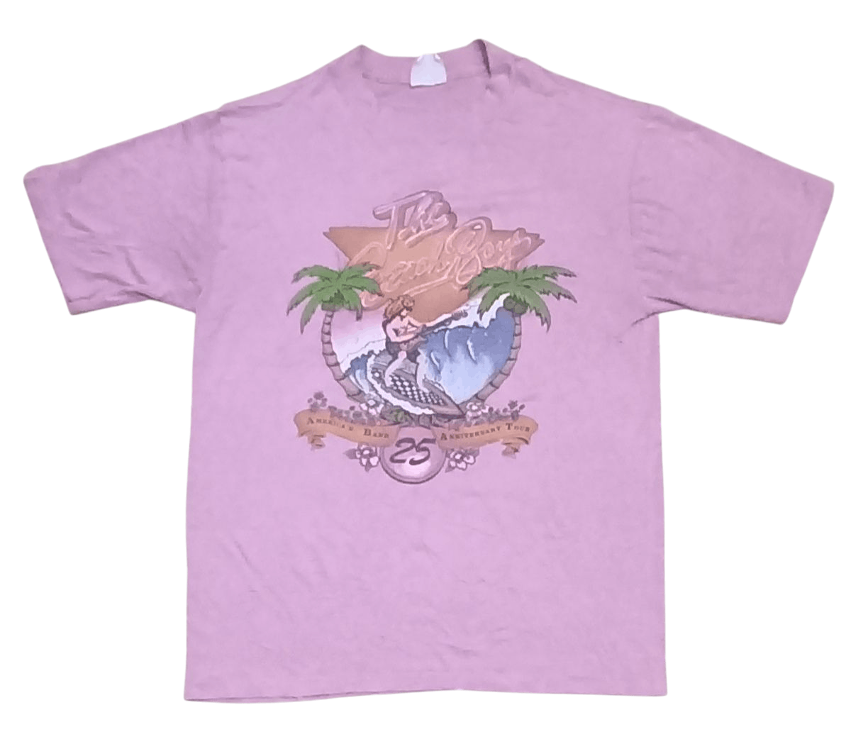 Band Tees VINTAGE 80s THE BEACH BOYS 25TH ANNIVERSARY TOUR SHIRT Size US L / EU 52-54 / 3 - 1 Thumbnail