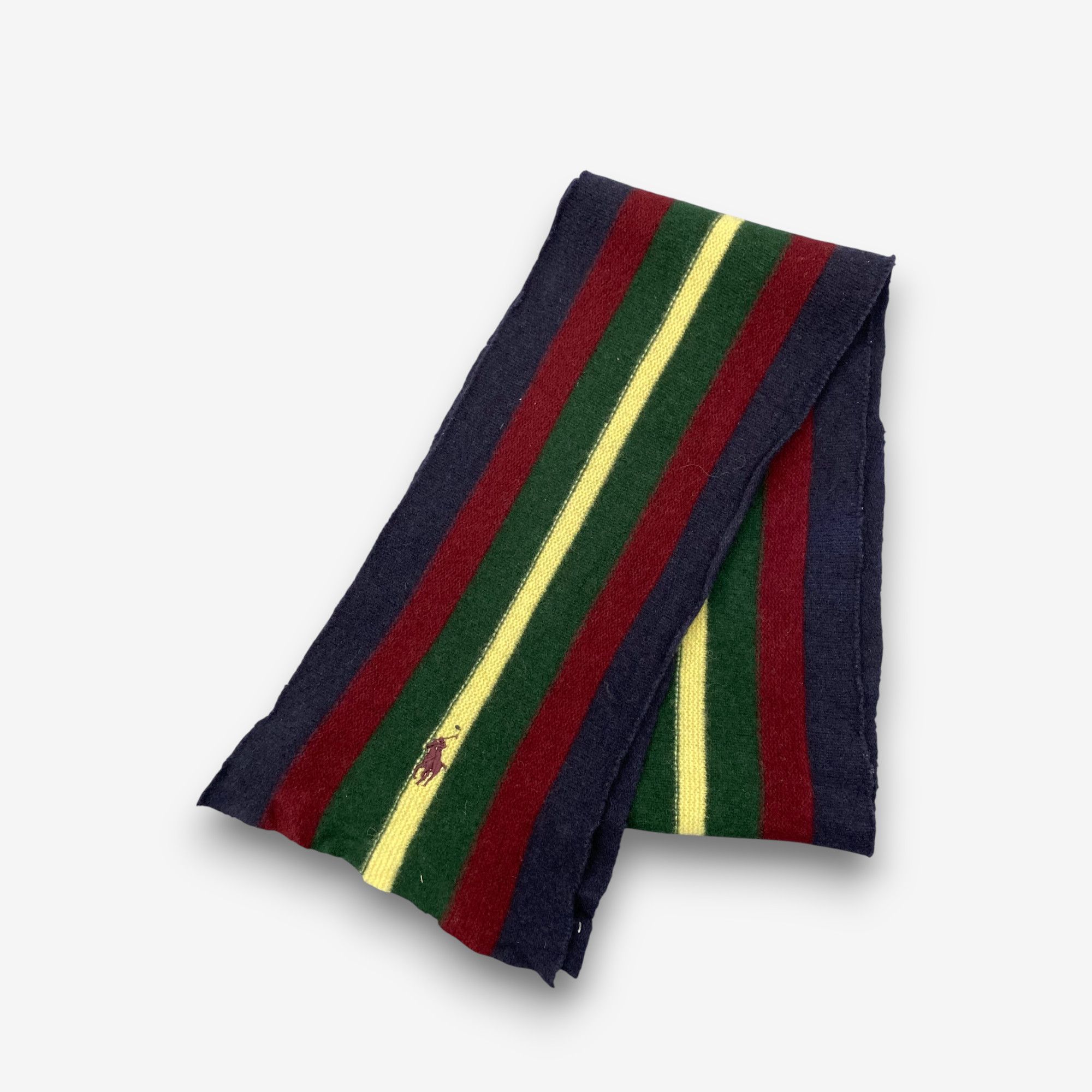 Polo Ralph Lauren Vintage Polo Ralph Lauren Scarf Muffler Wool Winter Scarves Size ONE SIZE - 3 Thumbnail