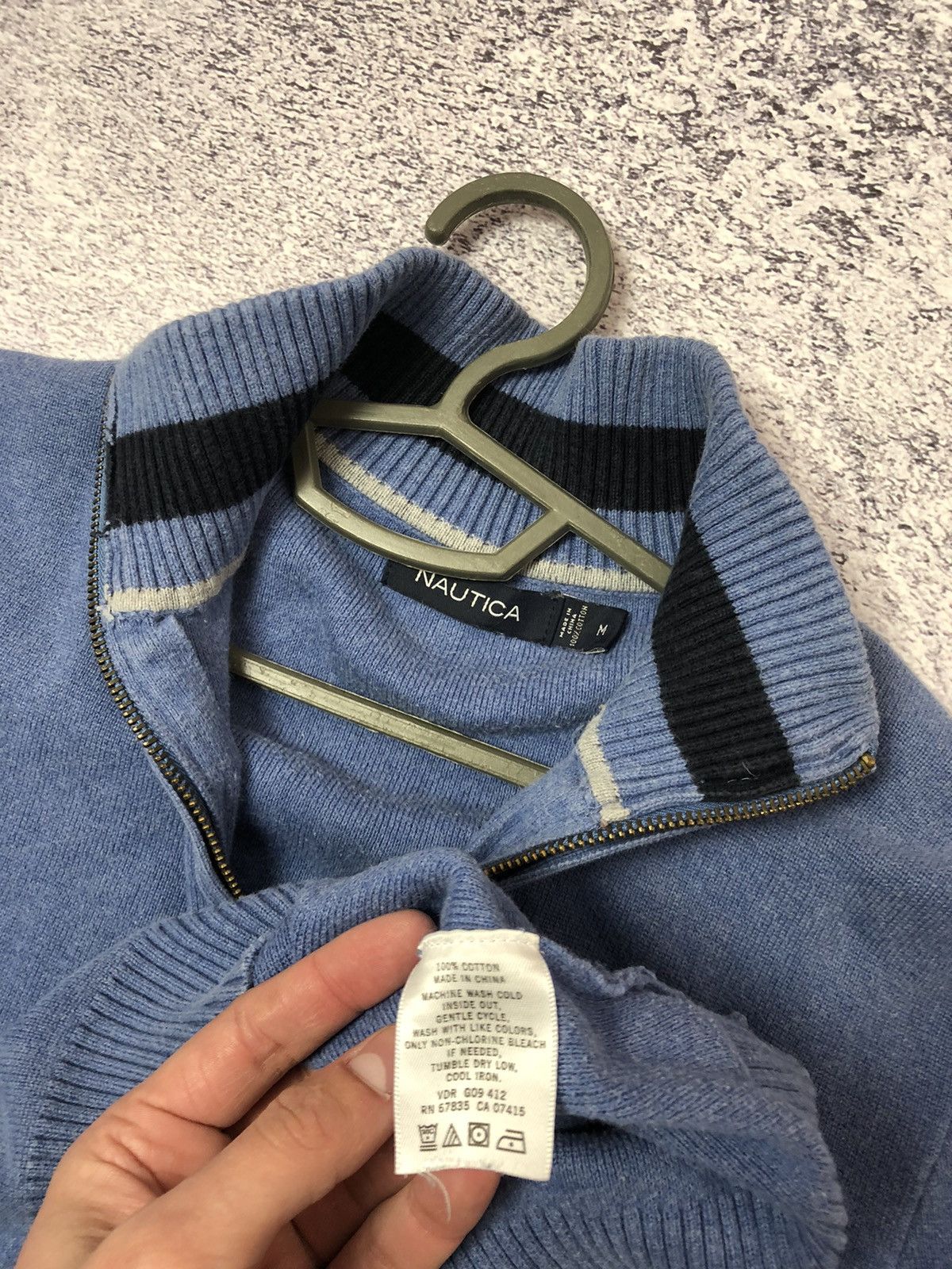 Nautica 1/4 zip Nautica men’s size M y2k luxury USA drill Ukk Size US M / EU 48-50 / 2 - 4 Thumbnail