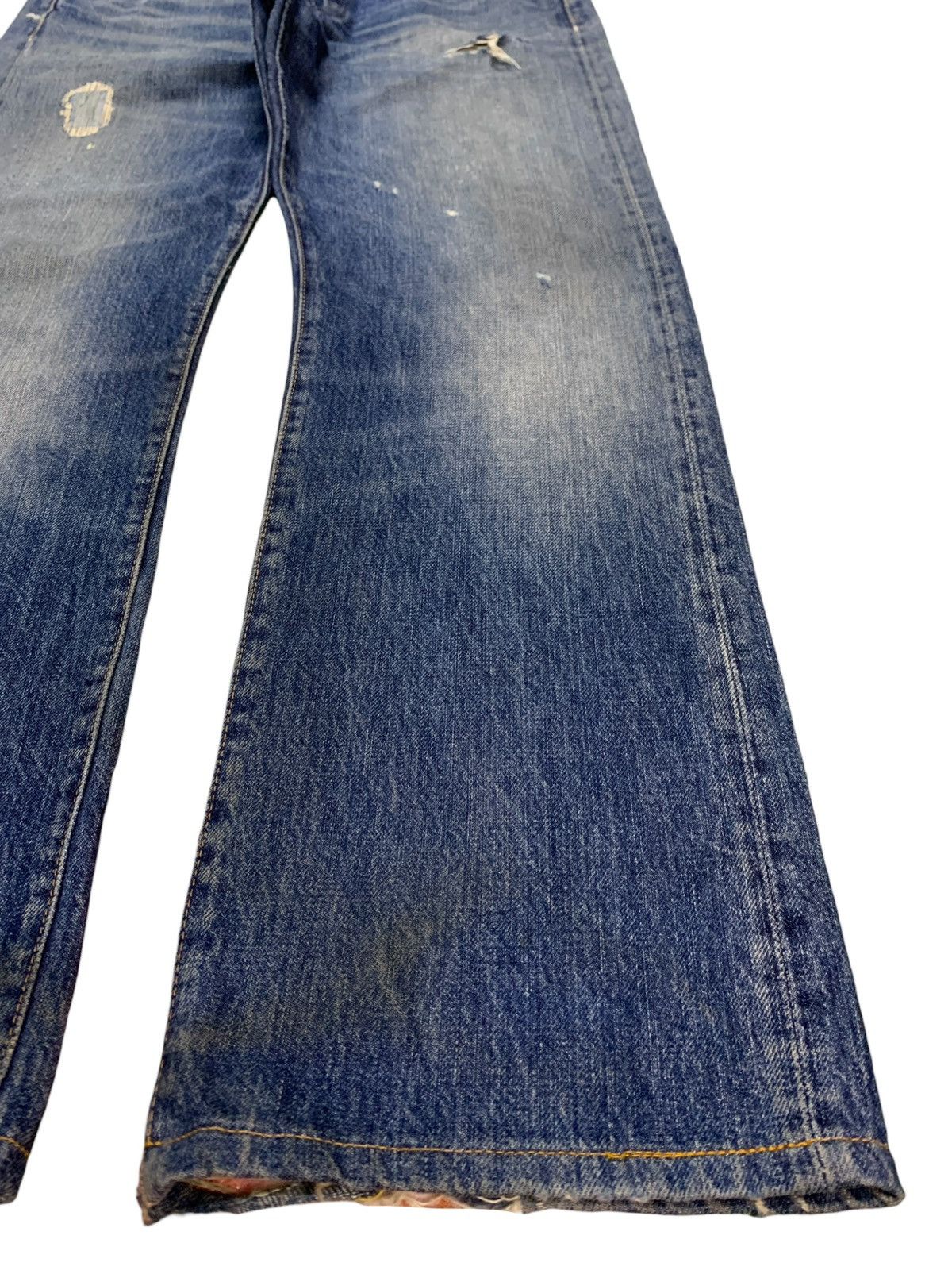 Levi's Vintage 02 Levis 501xx Big E Selvedge Mud Wash Loose Jeans Size US 33 - 8 Thumbnail