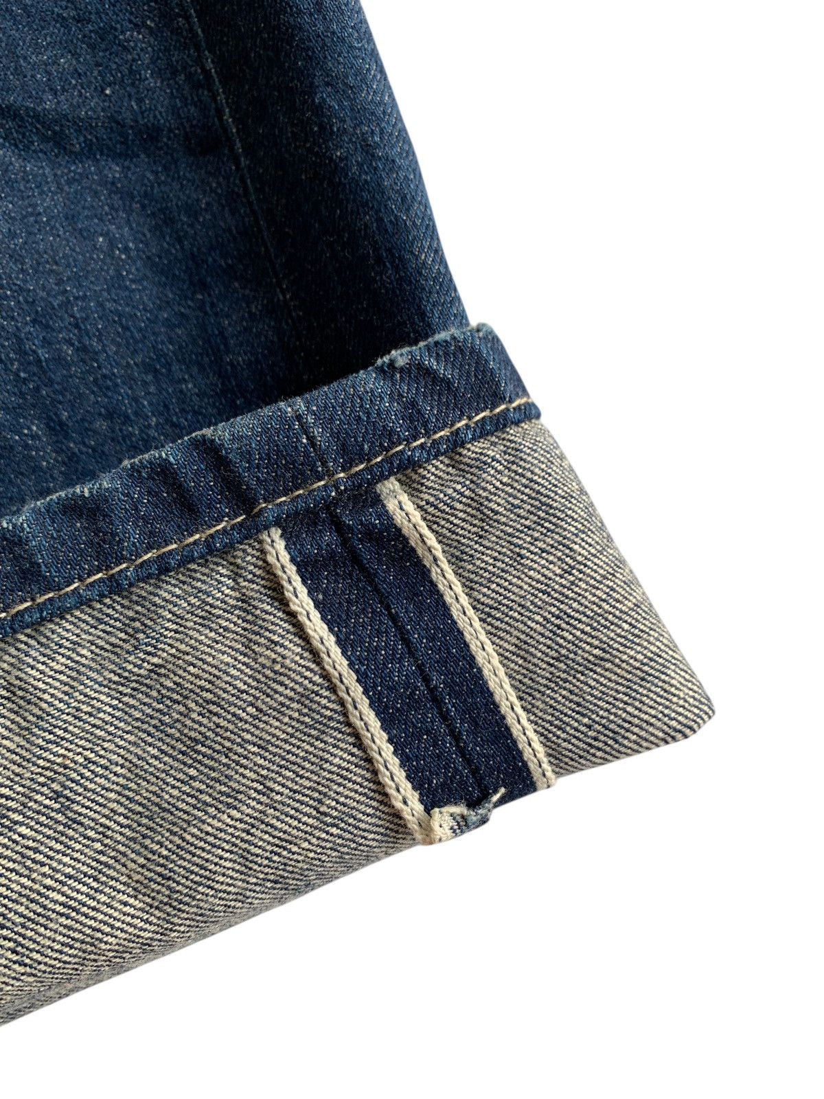 If Six Was Nine TAVERNITI SO JEANS SELVEDGE BUTTON FLY JAPANESE DENIM Size US 33 - 10 Thumbnail