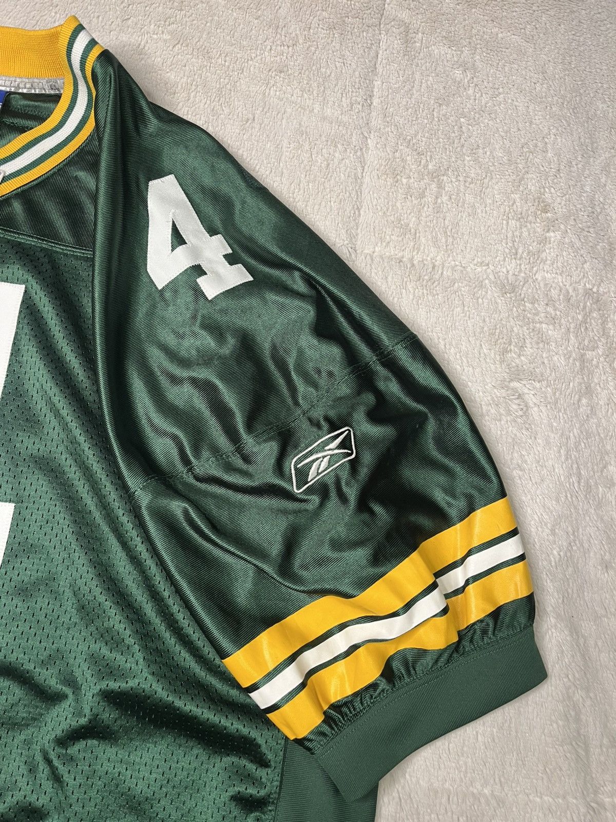 Reebok Reebok NFL Green Bay Packers Brett Farve Stitched Jersey Size US XXL / EU 58 / 5 - 3 Thumbnail