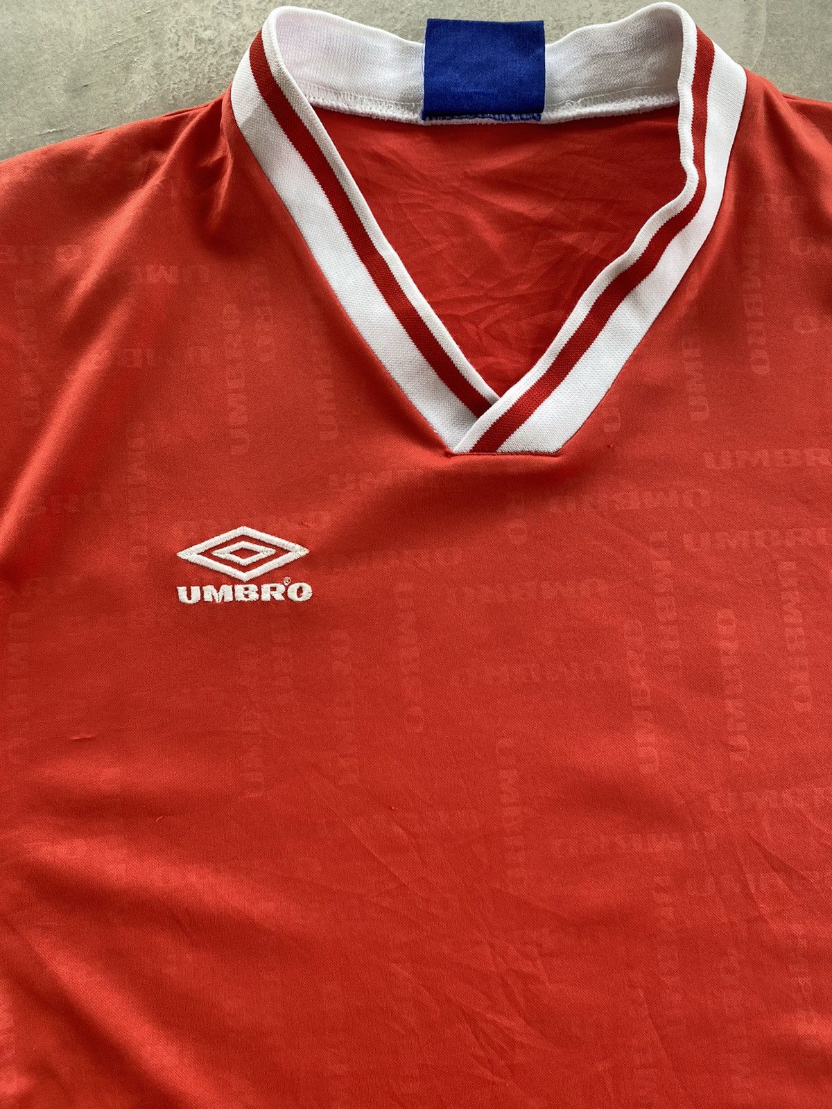 Umbro × Vintage VINTAGE UMBRO V NECK JERSEY Size US M / EU 48-50 / 2 - 2 Thumbnail