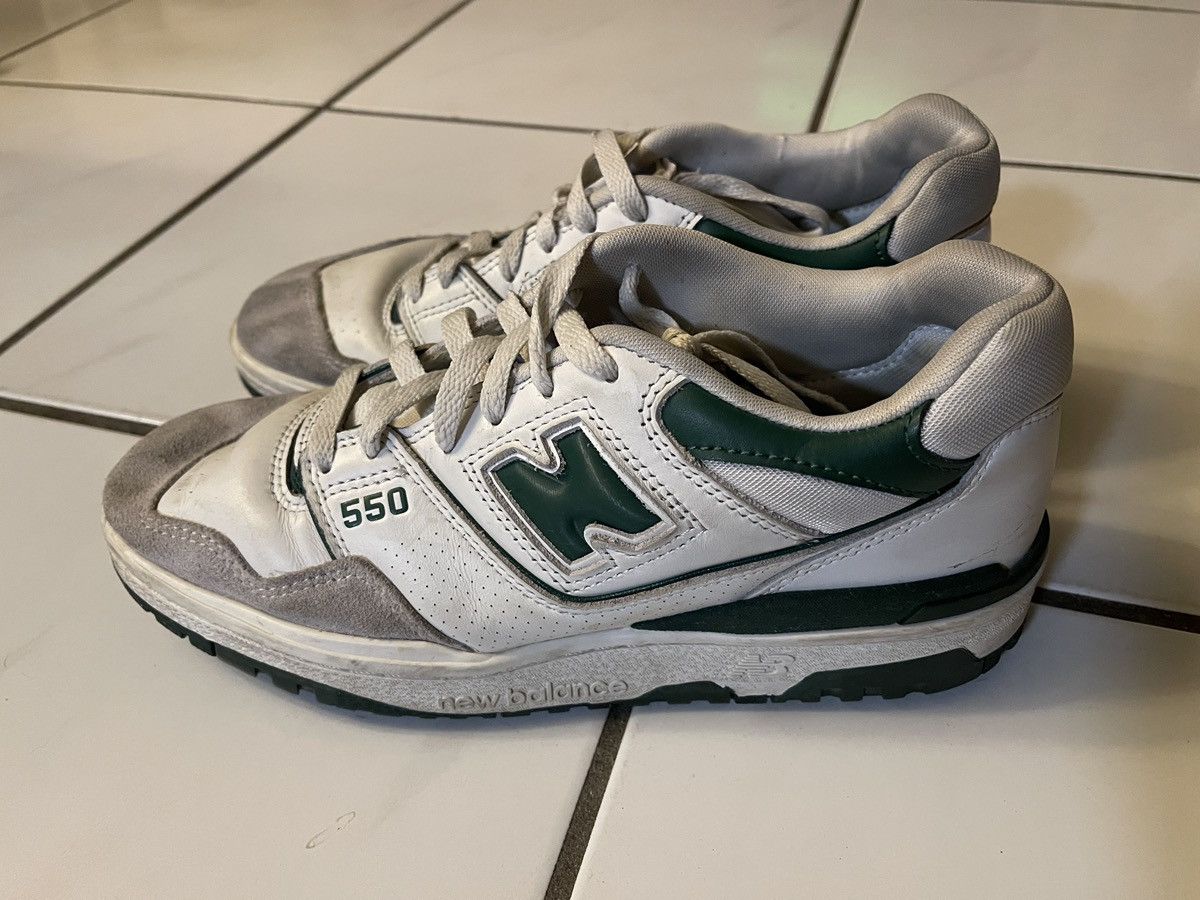 New Balance New Balance 550 'White Green' BB550WT1 Men’s Size 8 Size US 8 / EU 41 - 1 Thumbnail