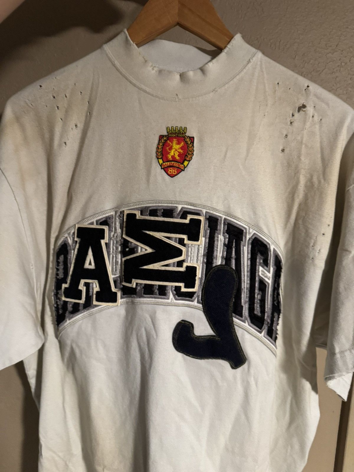 Balenciaga Balenciaga Skater T-shirt Oversized 'Dirty White' Size US L / EU 52-54 / 3 - 7 Thumbnail